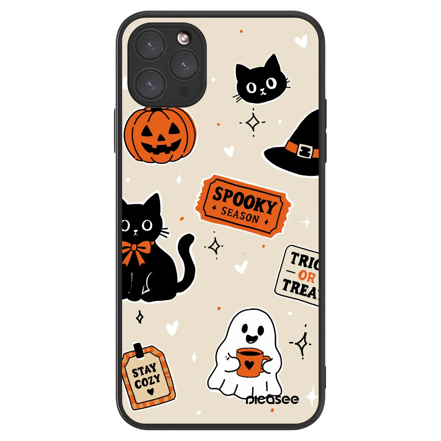 Picasee ULTIMATE CASE MagSafe für Apple iPhone 11 Pro Max - Halloween stickers