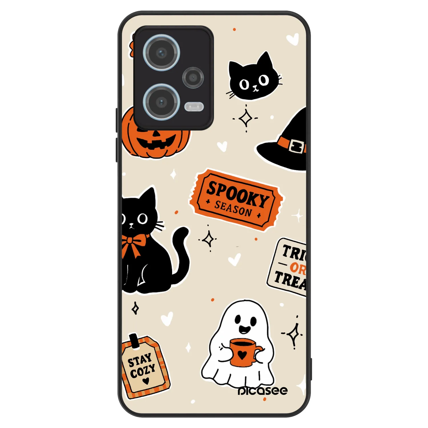 Picasee ULTIMATE CASE für Xiaomi Redmi Note 12 5G - Halloween stickers