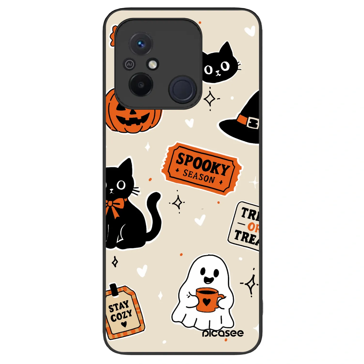 Picasee ULTIMATE CASE für Xiaomi Redmi 12C - Halloween stickers