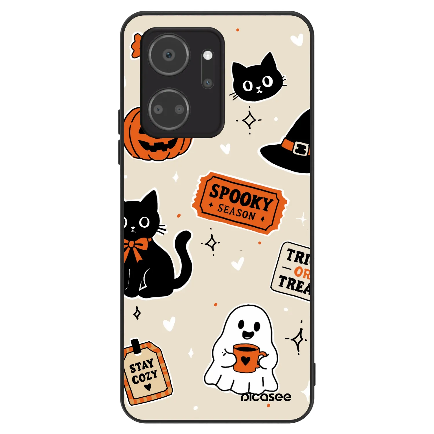 Picasee ULTIMATE CASE für Honor X7a - Halloween stickers