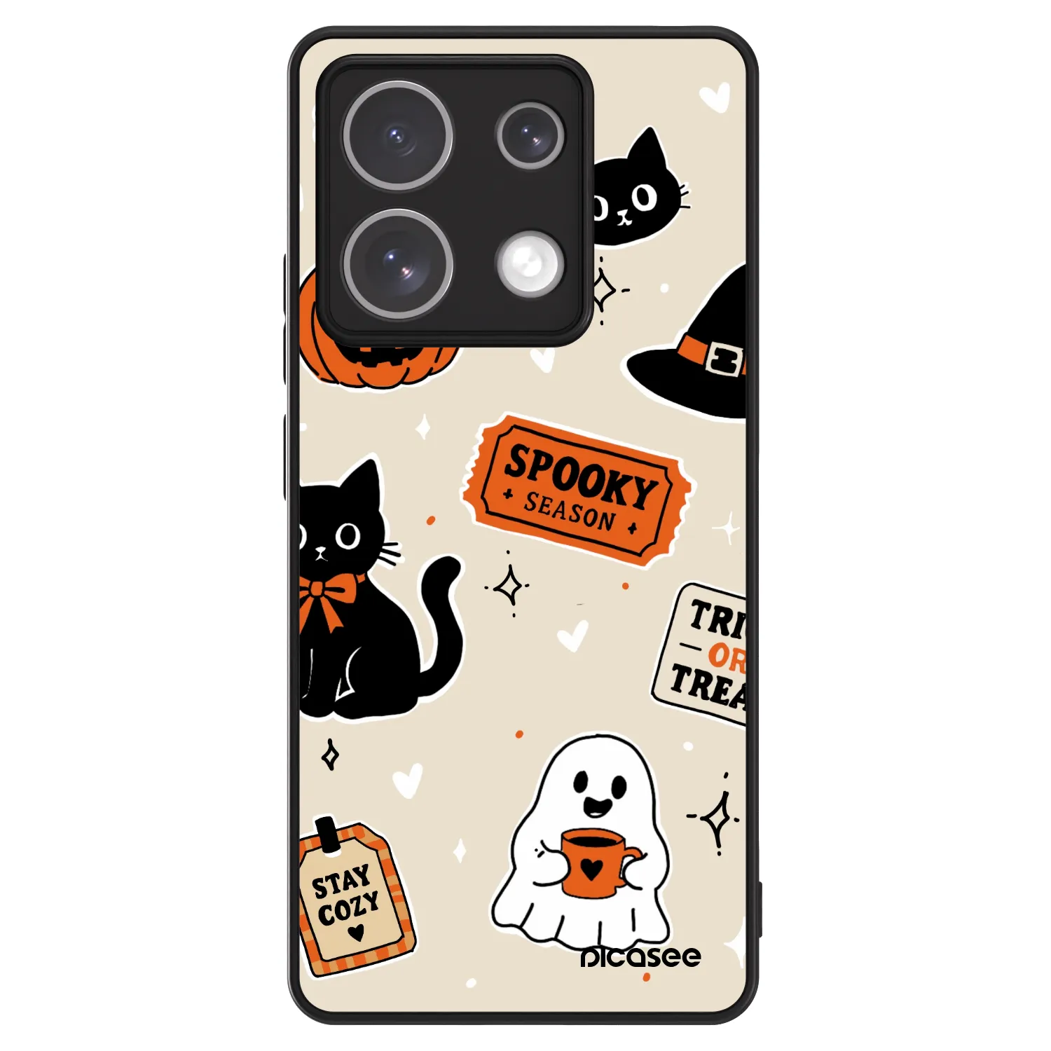 Picasee ULTIMATE CASE für Xiaomi Redmi Note 13 5G - Halloween stickers