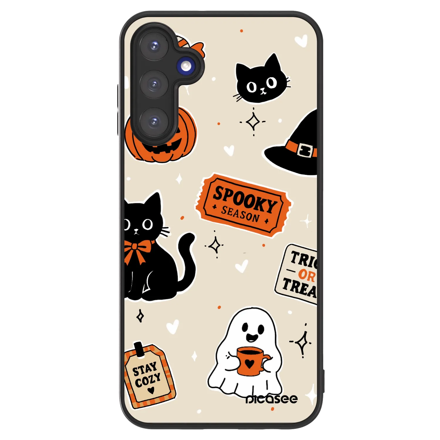 Picasee ULTIMATE CASE für Samsung Galaxy A15 A155F 4G - Halloween stickers