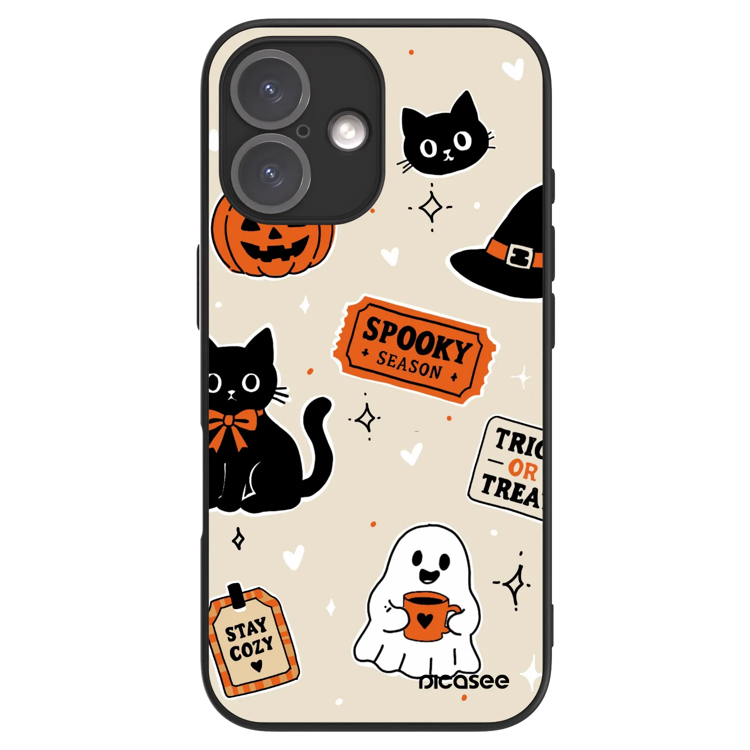 Picasee ULTIMATE CASE für Apple iPhone 16 - Halloween stickers