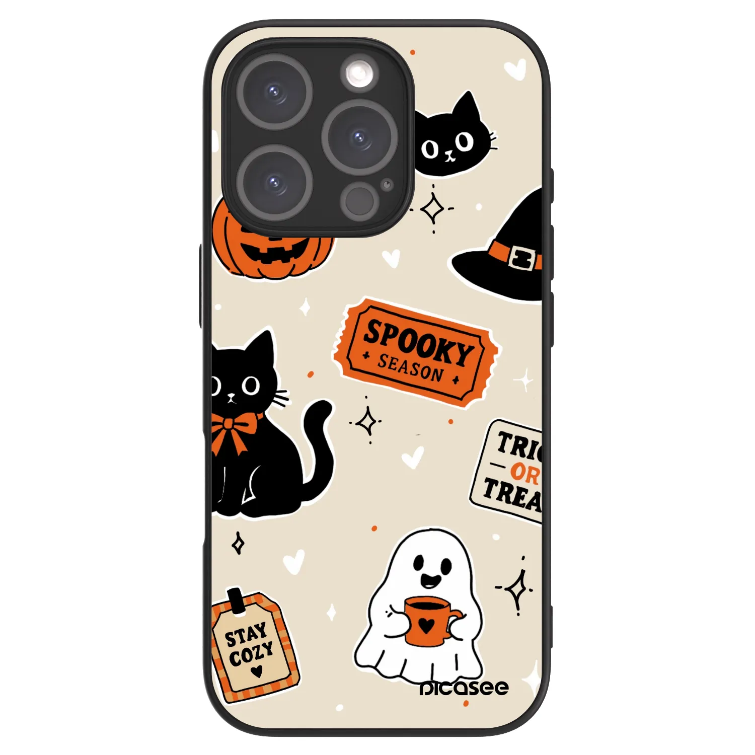 Picasee ULTIMATE CASE für Apple iPhone 16 Pro - Halloween stickers