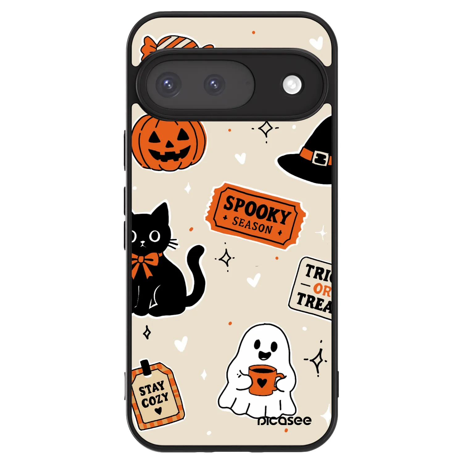 Picasee ULTIMATE CASE für Google Pixel 9 - Halloween stickers