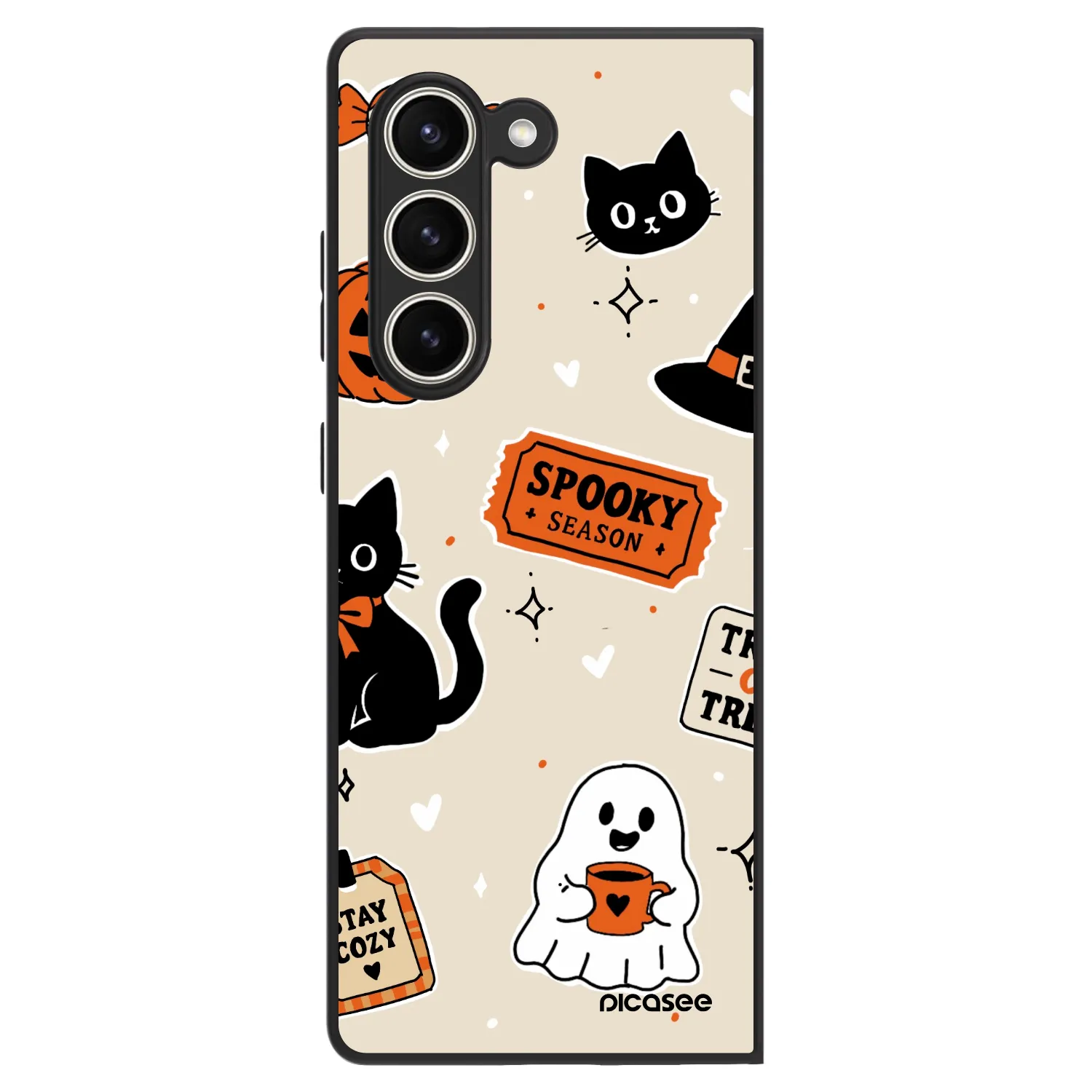 Picasee ULTIMATE CASE für Samsung Galaxy Z Fold5 5G - Halloween stickers