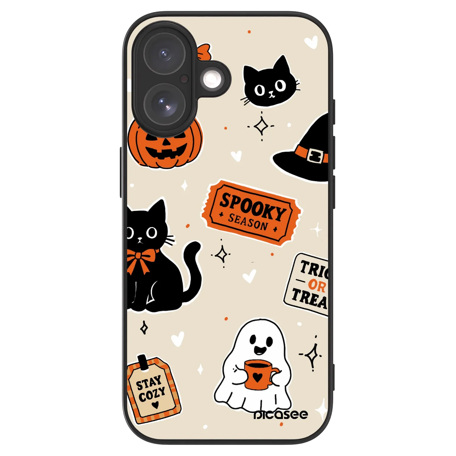 Picasee ULTIMATE CASE MagSafe für Apple iPhone 17 - Halloween stickers