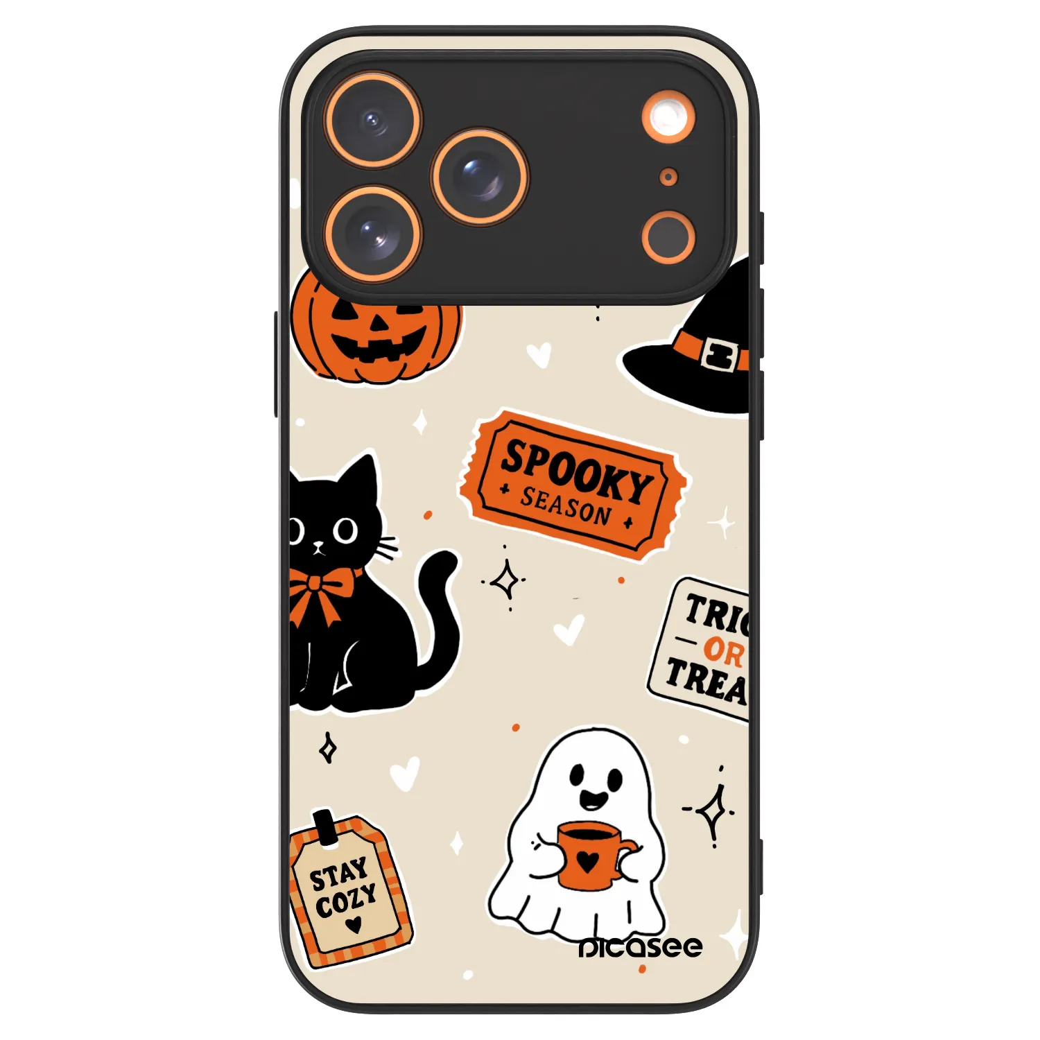 Picasee ULTIMATE CASE MagSafe für Apple iPhone 17 Pro Max - Halloween stickers