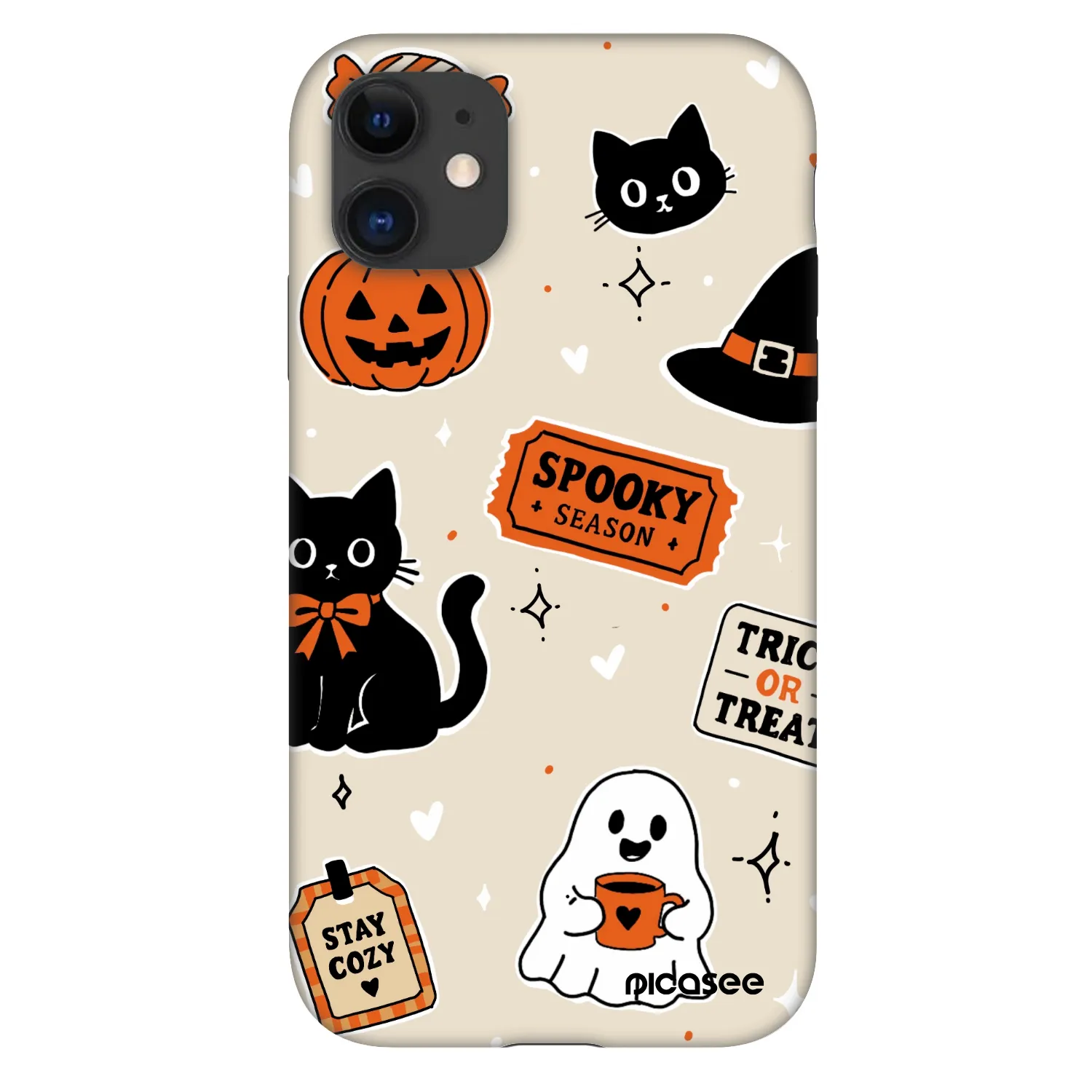 Picasee Fashion Case für Apple iPhone 11 - Halloween stickers