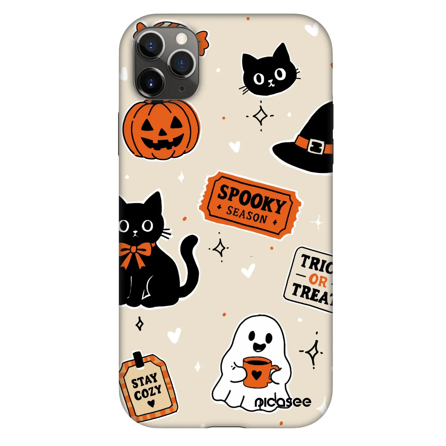 Picasee Fashion Case für Apple iPhone 11 Pro Max - Halloween stickers