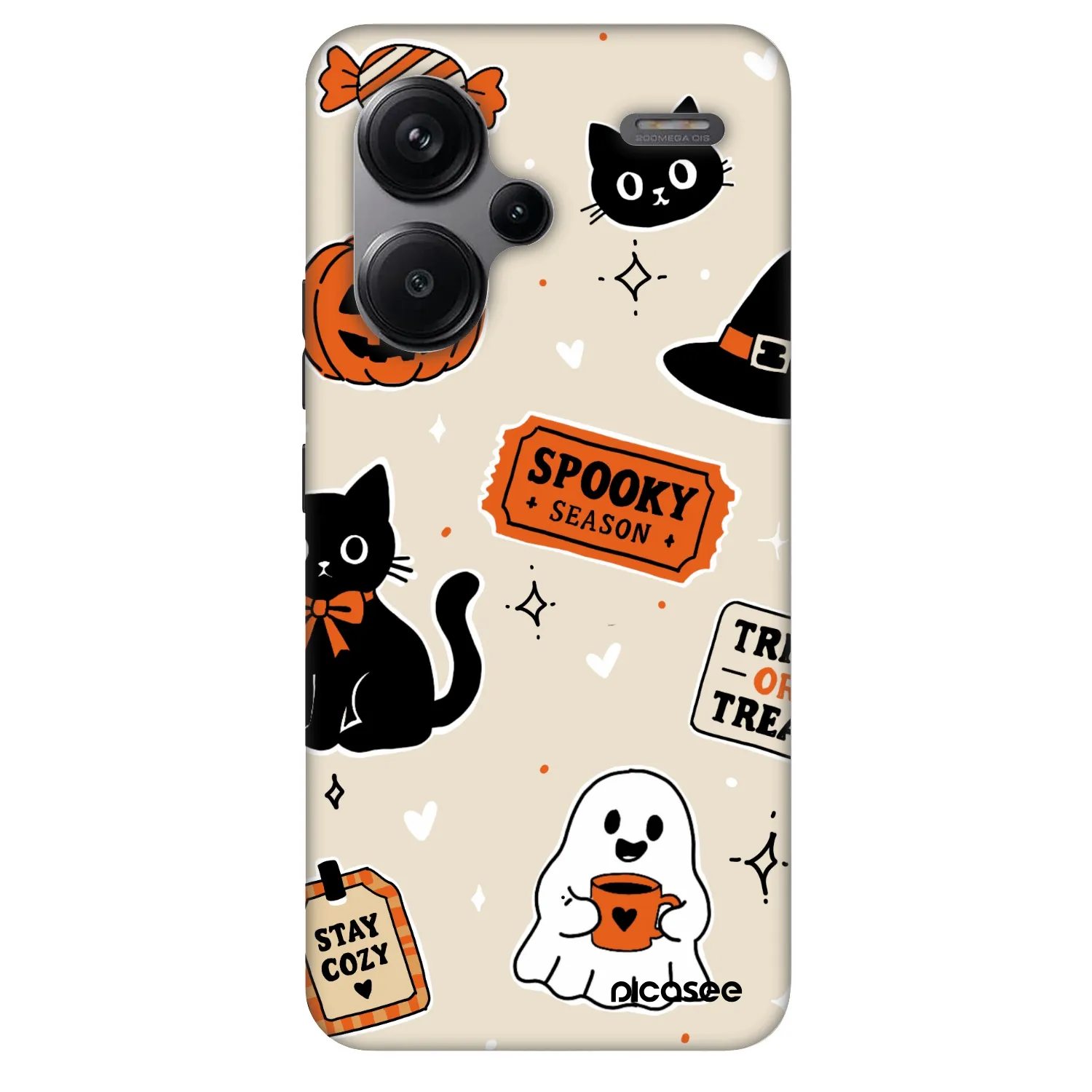 Picasee Fashion Case für Xiaomi Redmi Note 13 Pro+ 5G - Halloween stickers