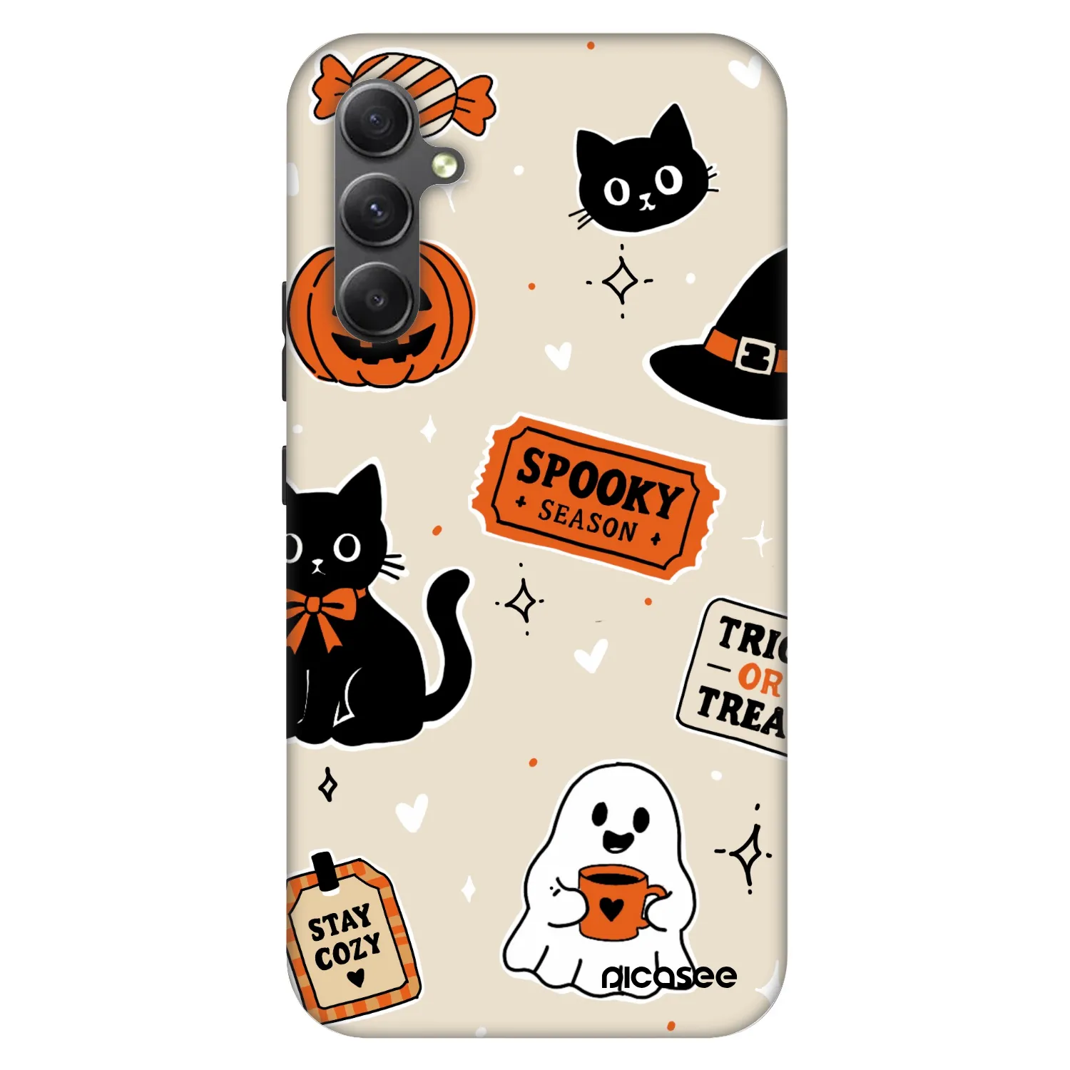 Picasee Fashion Case für Samsung Galaxy A34 5G A346B - Halloween stickers