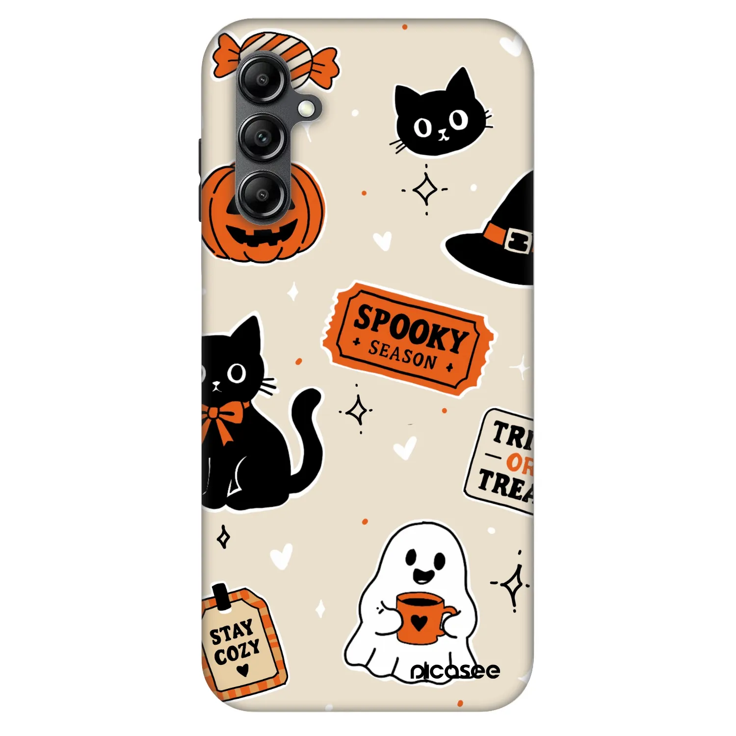 Picasee Fashion Case für Samsung Galaxy A14 4G A145R - Halloween stickers