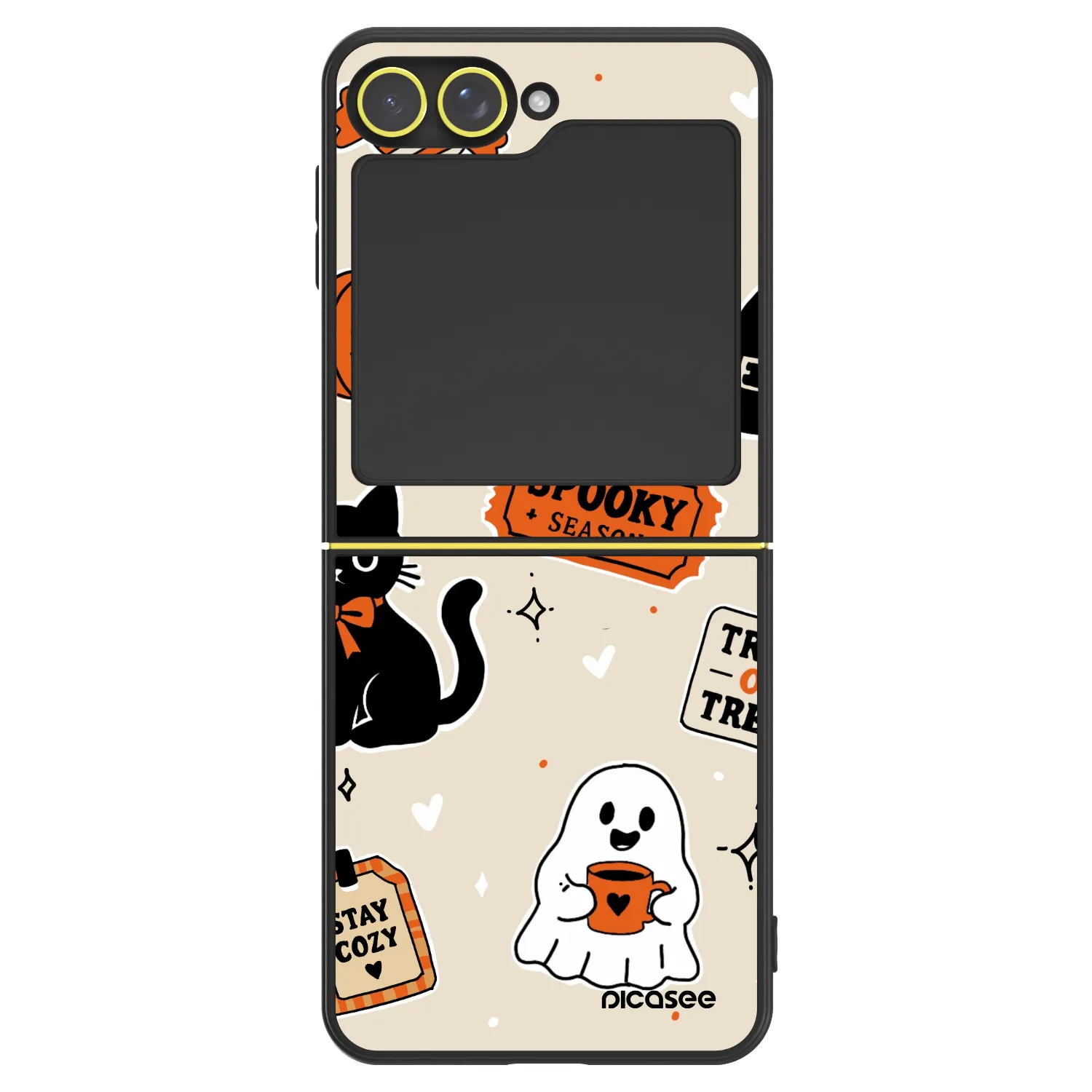 Picasee ULTIMATE CASE für Samsung Galaxy Z Flip7 FE 5G - Halloween stickers