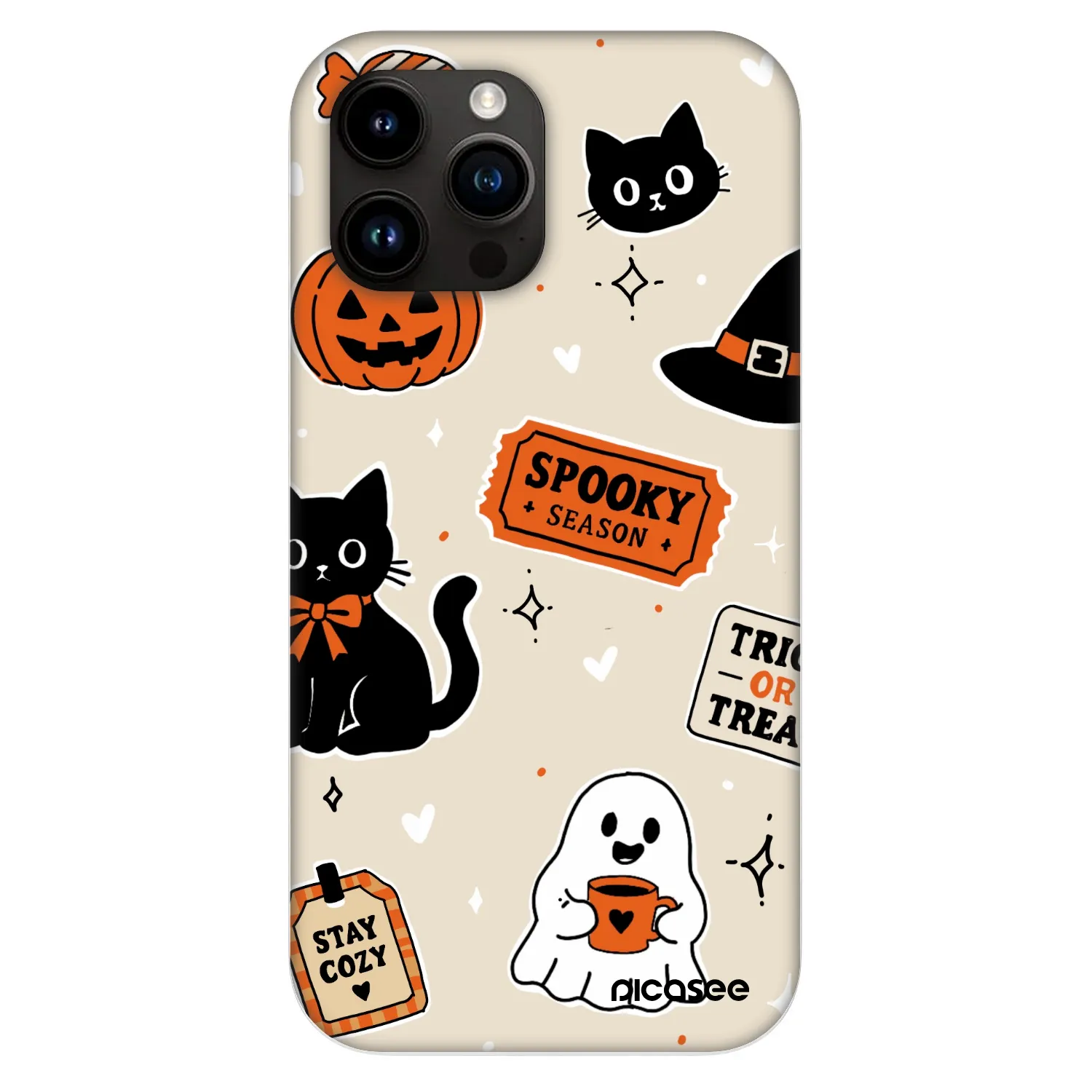 Picasee Fashion Case MagSafe für Apple iPhone 13 Pro Max - Halloween stickers