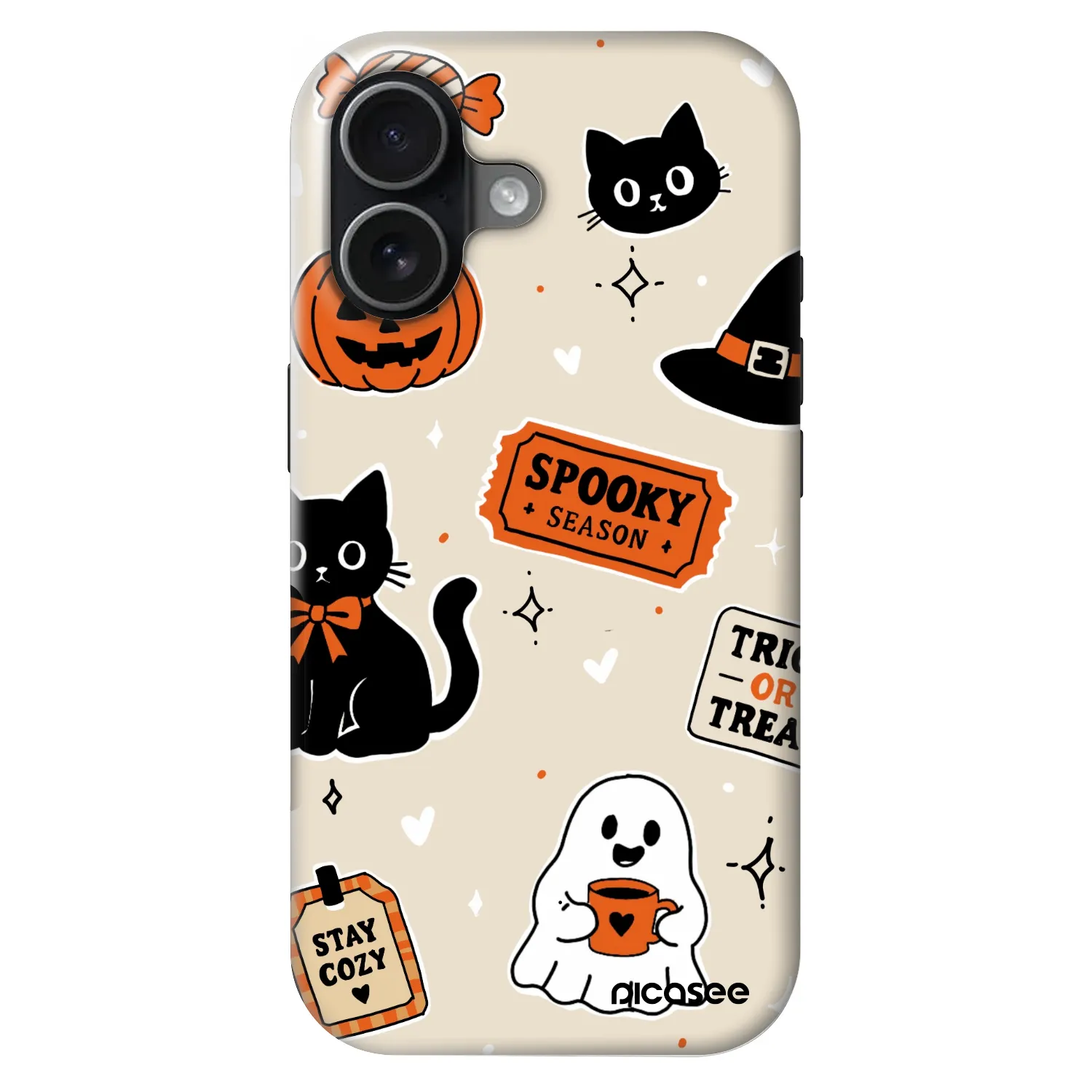 Picasee Fashion Case MagSafe für Apple iPhone 17 - Halloween stickers