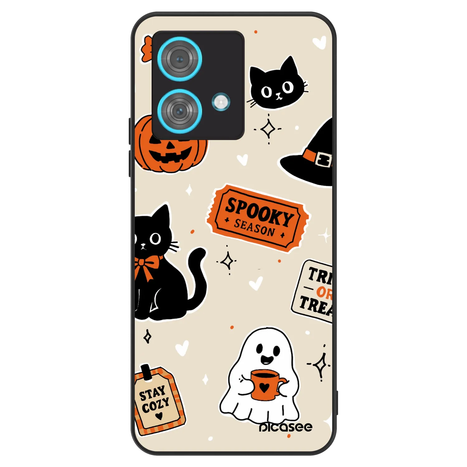 Picasee ULTIMATE CASE für Motorola Edge 40 Neo - Halloween stickers