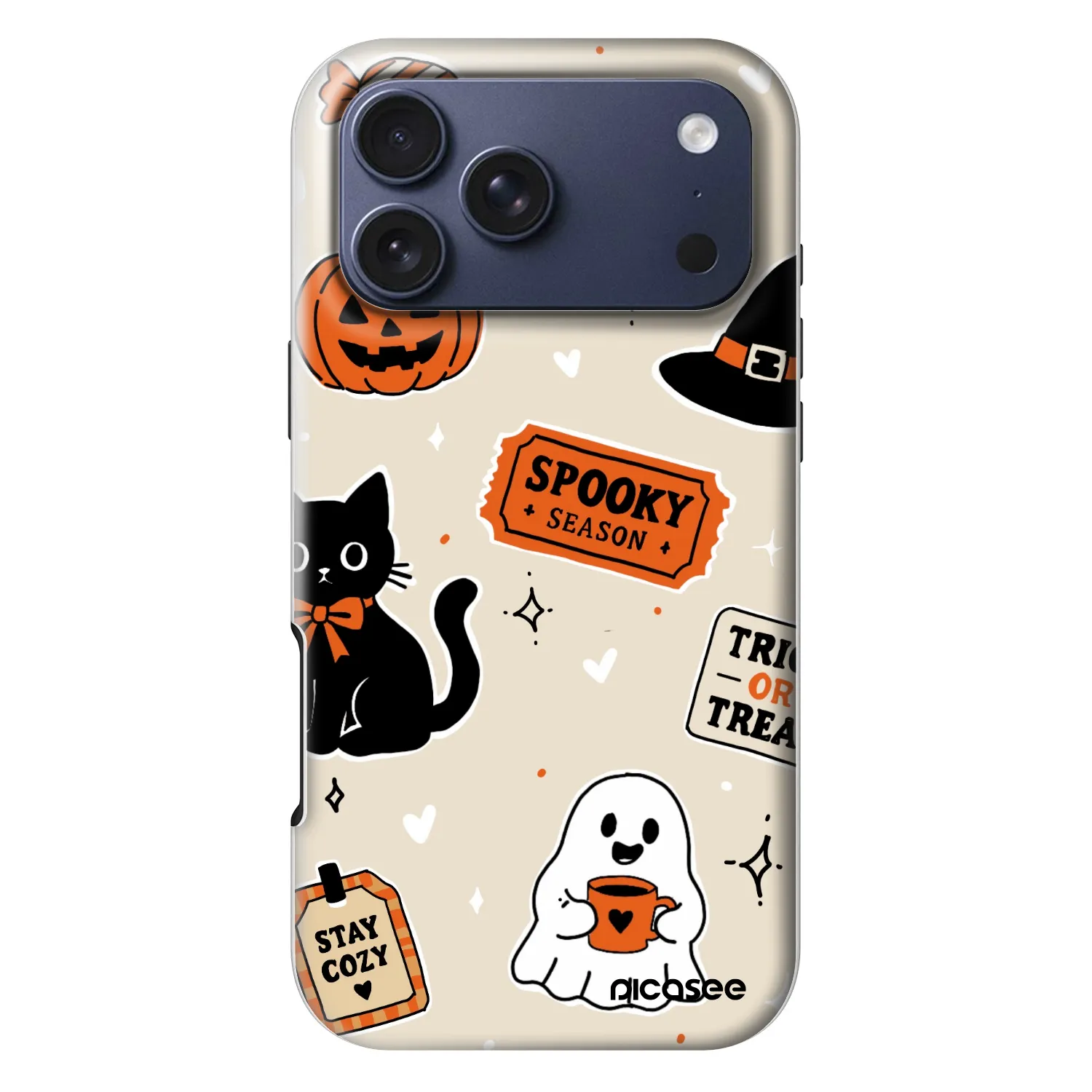 Picasee Fashion Case MagSafe für Apple iPhone 18 Pro Max - Halloween stickers