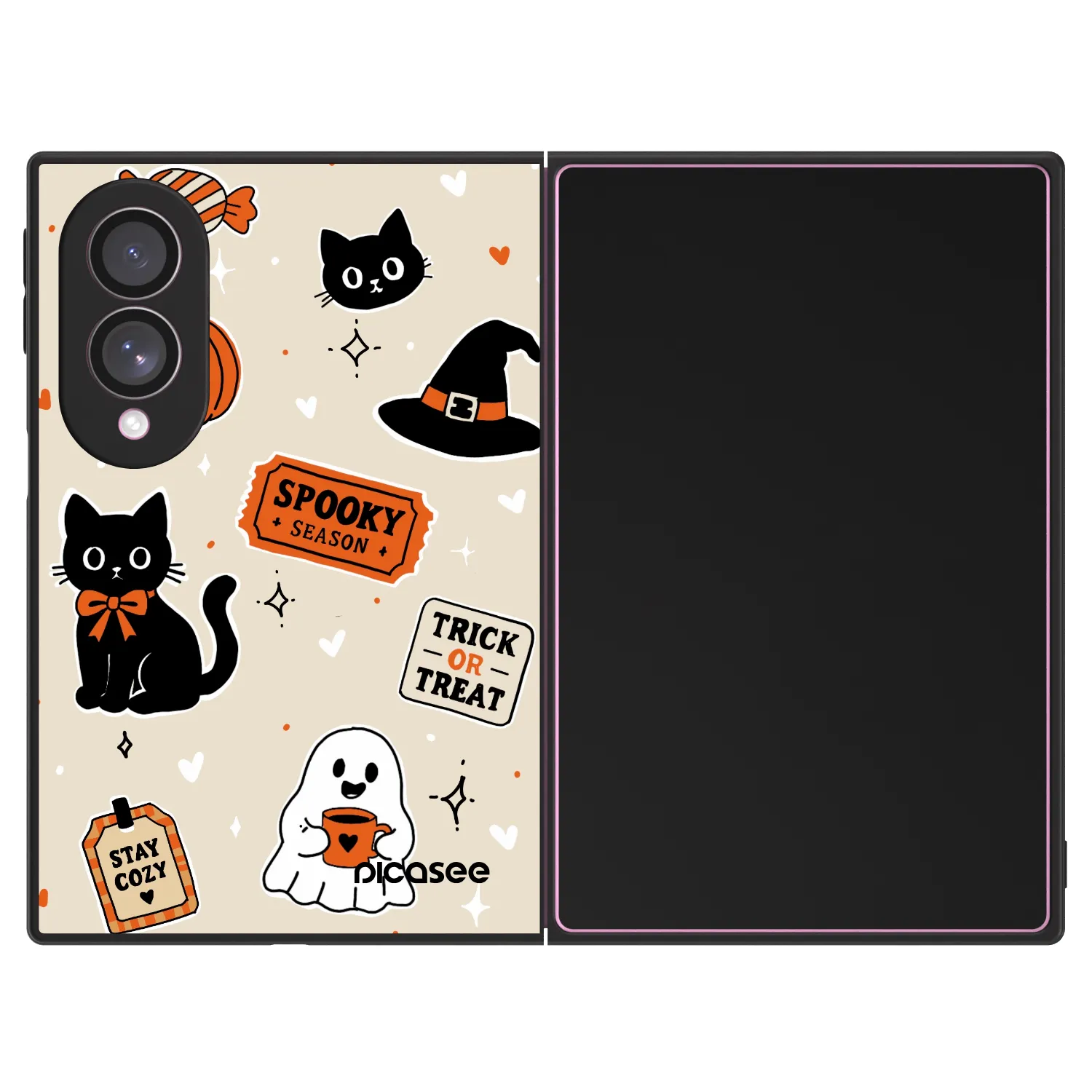 Picasee ULTIMATE CASE für Samsung Galaxy Z Fold8 5G - Halloween stickers