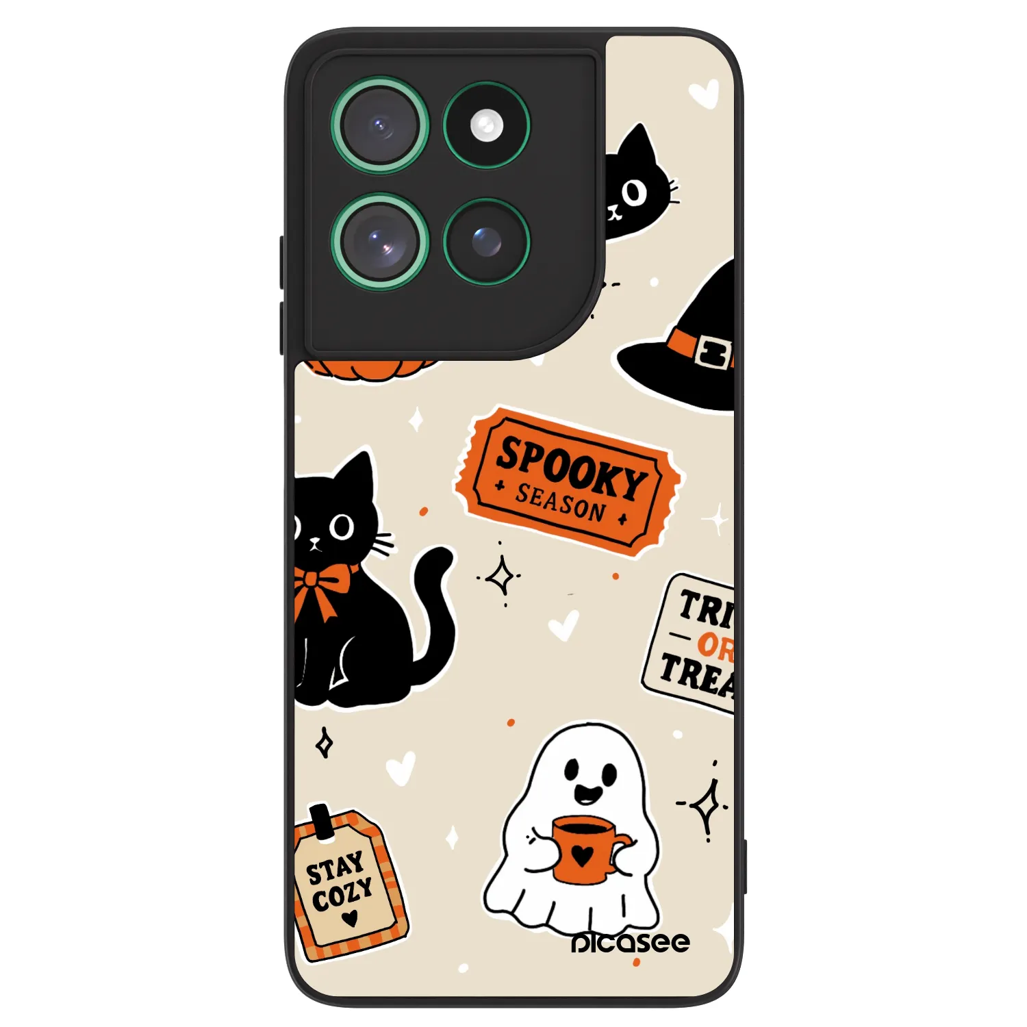 Picasee ULTIMATE CASE für Motorola Moto G57 Power - Halloween stickers