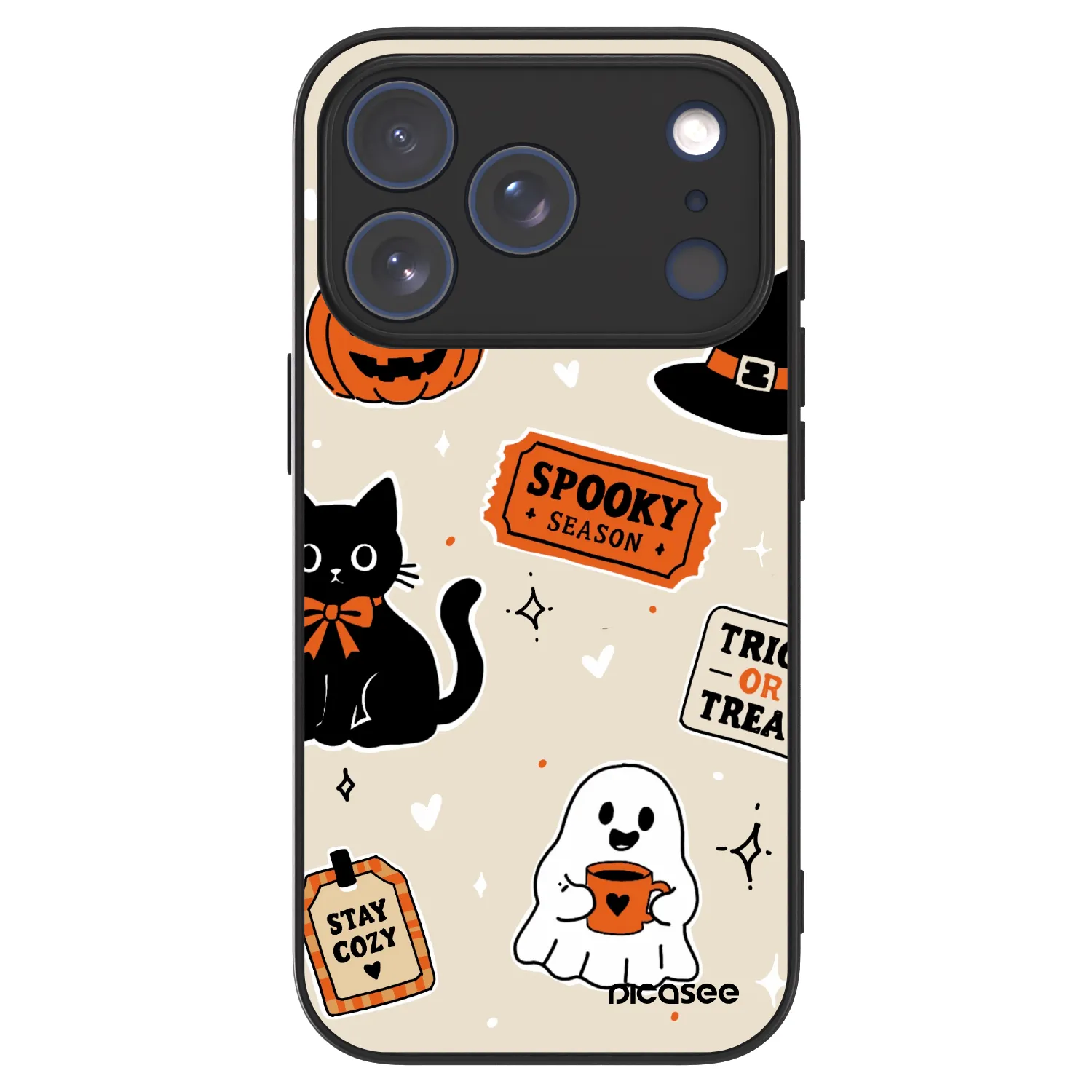 Picasee ULTIMATE CASE MagSafe für Apple iPhone 18 Pro - Halloween stickers