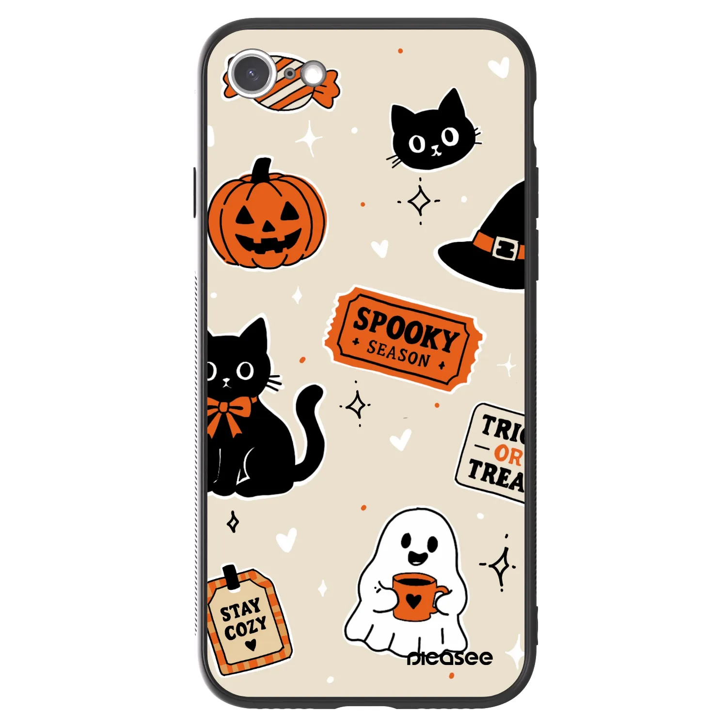 Picasee ULTIMATE CASE für Apple iPhone 7 - Halloween stickers