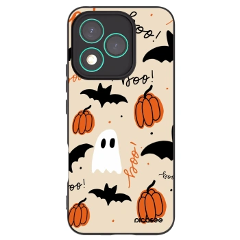 Picasee Honor 400 Lite 5G Hülle - Schwarzes Silikon - Halloween 26