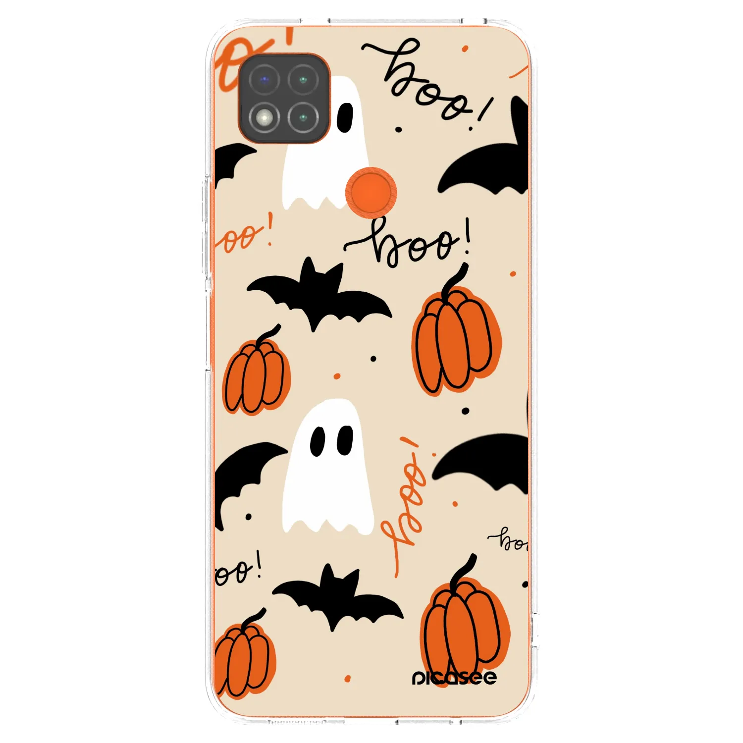Picasee Xiaomi Redmi 9C Hülle - Transparentes Silikon - Halloween 26