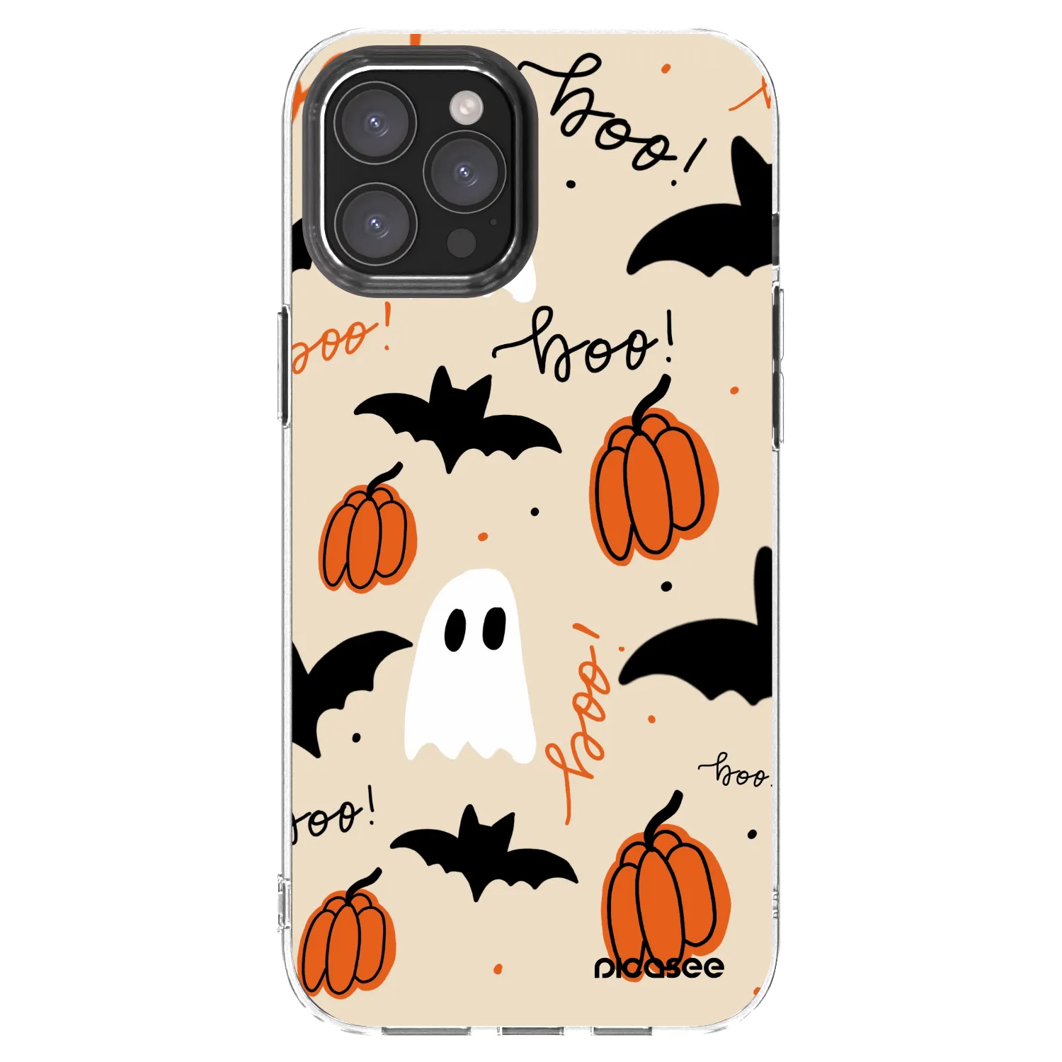 Picasee Apple iPhone 12 Pro Max Hülle - Transparentes Silikon - Halloween 26