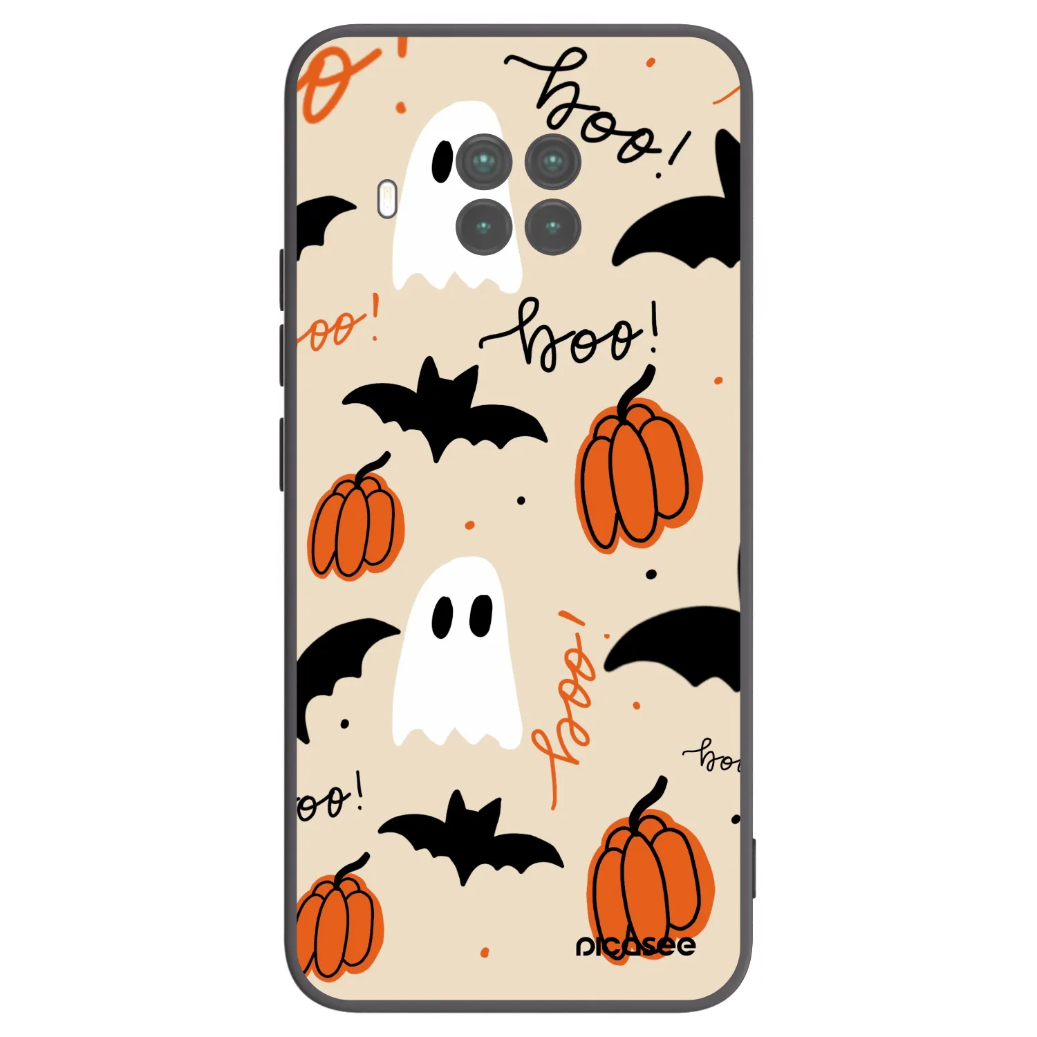 Picasee Xiaomi Mi 10T Lite Hülle - Schwarzes Silikon - Halloween 26