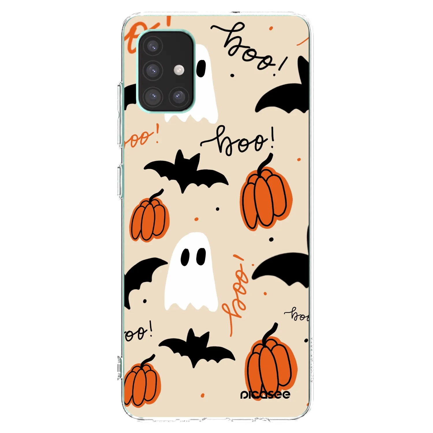 Picasee Samsung Galaxy M51 M515F Hülle - Transparentes Silikon - Halloween 26