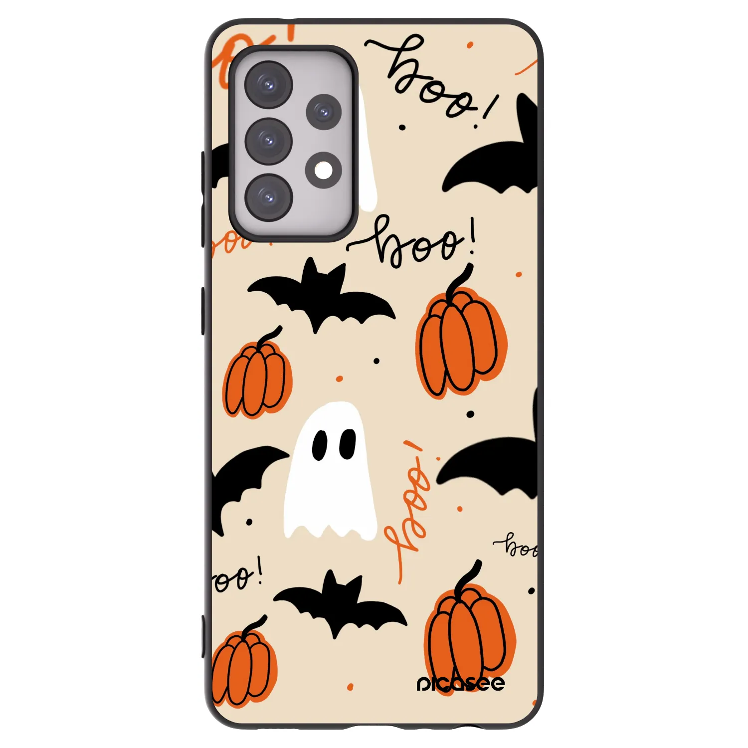 Picasee Samsung Galaxy A52 5G A525F Hülle - Schwarzes Silikon - Halloween 26