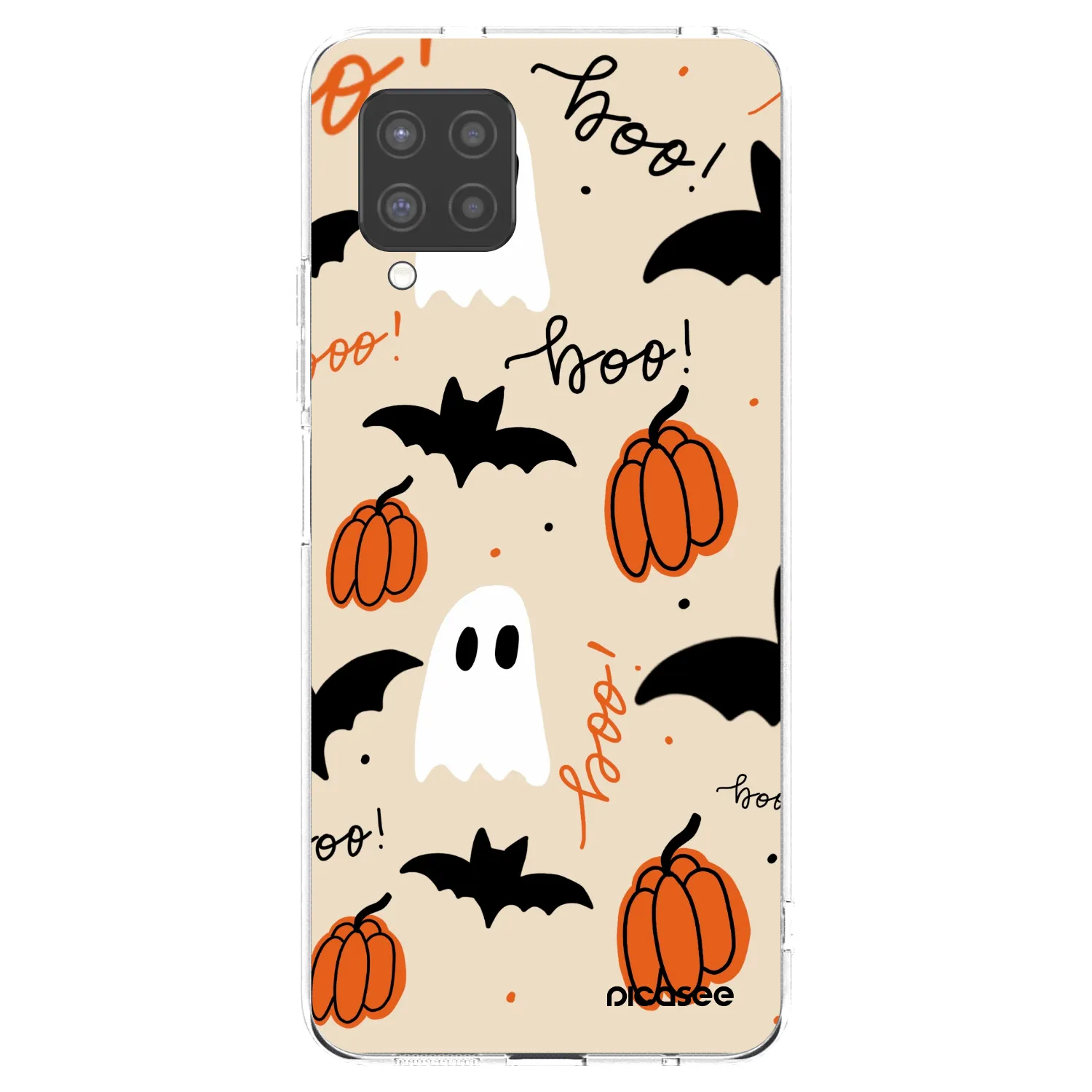 Picasee Samsung Galaxy A42 A426B Hülle - Transparentes Silikon - Halloween 26