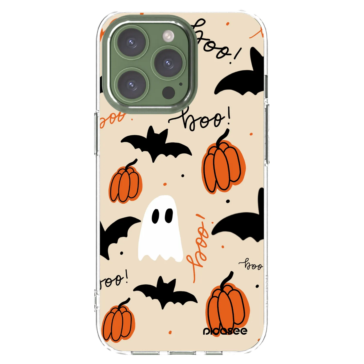 Picasee Apple iPhone 13 Pro Hülle - Transparentes Silikon - Halloween 26