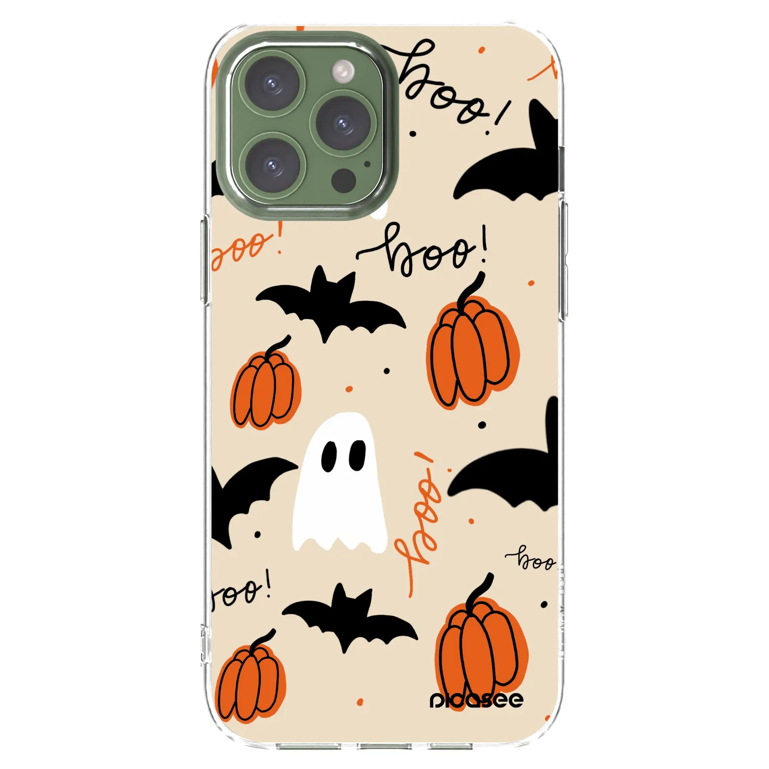 Picasee Apple iPhone 13 Pro Max Hülle - Transparentes Silikon - Halloween 26