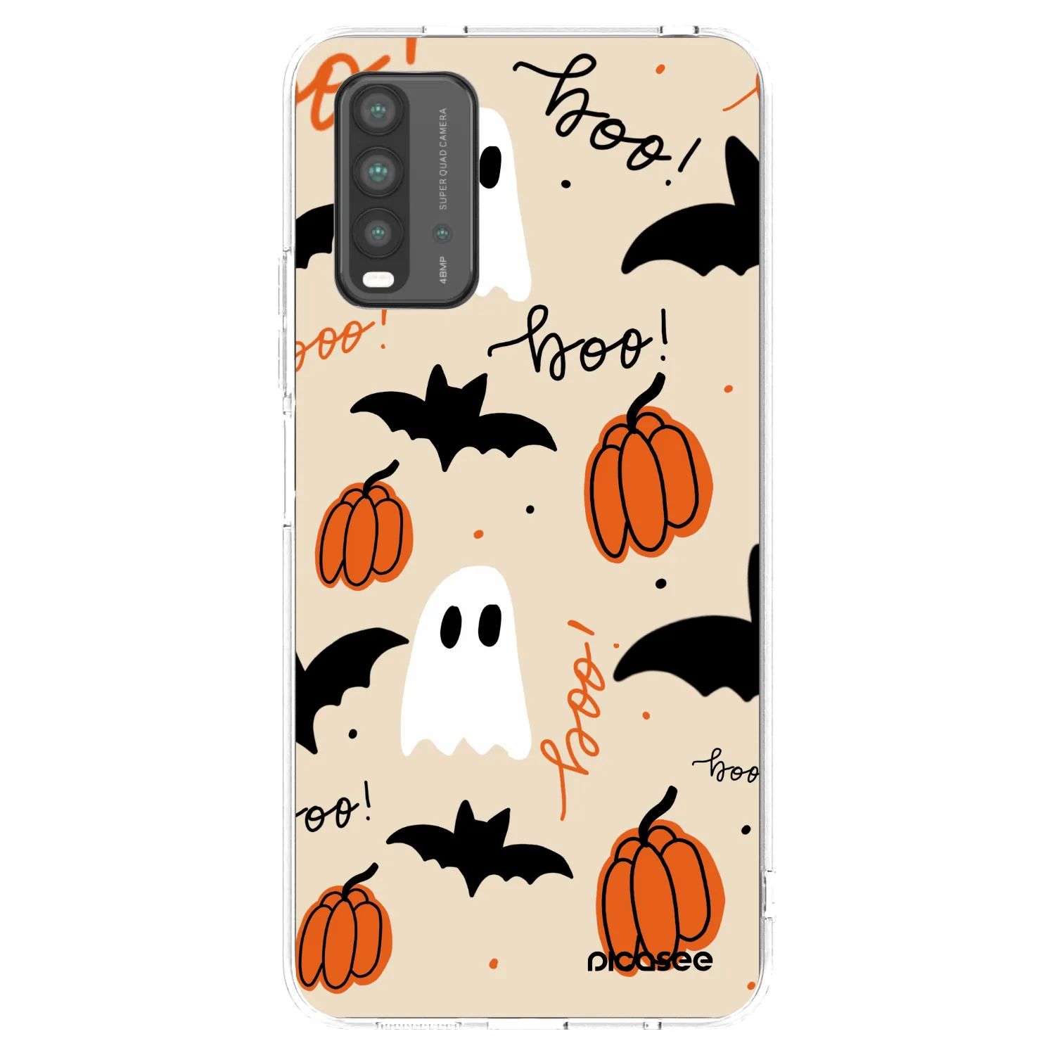 Picasee Xiaomi Redmi 9T Hülle - Transparentes Silikon - Halloween 26