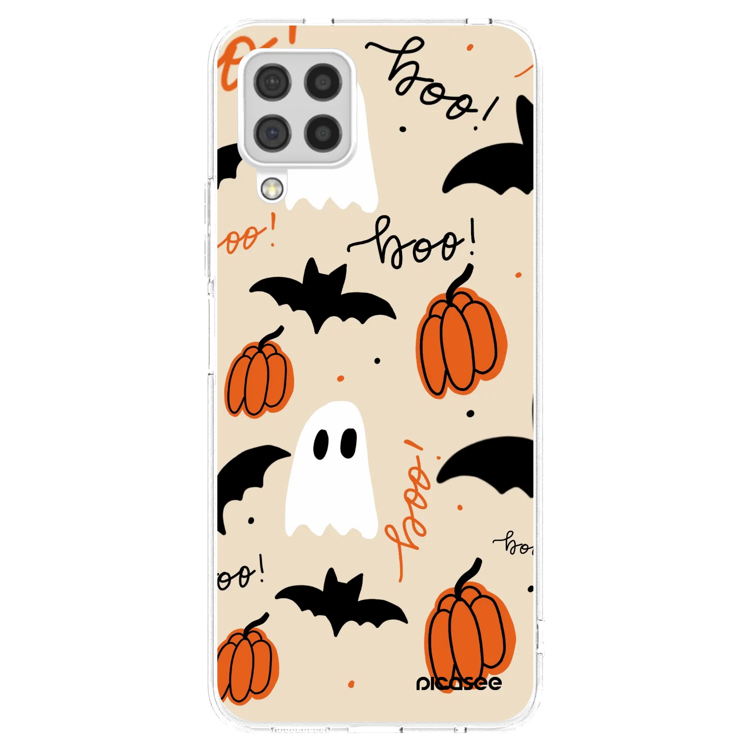 Picasee Samsung Galaxy A22 A225F 4G Hülle - Transparentes Silikon - Halloween 26