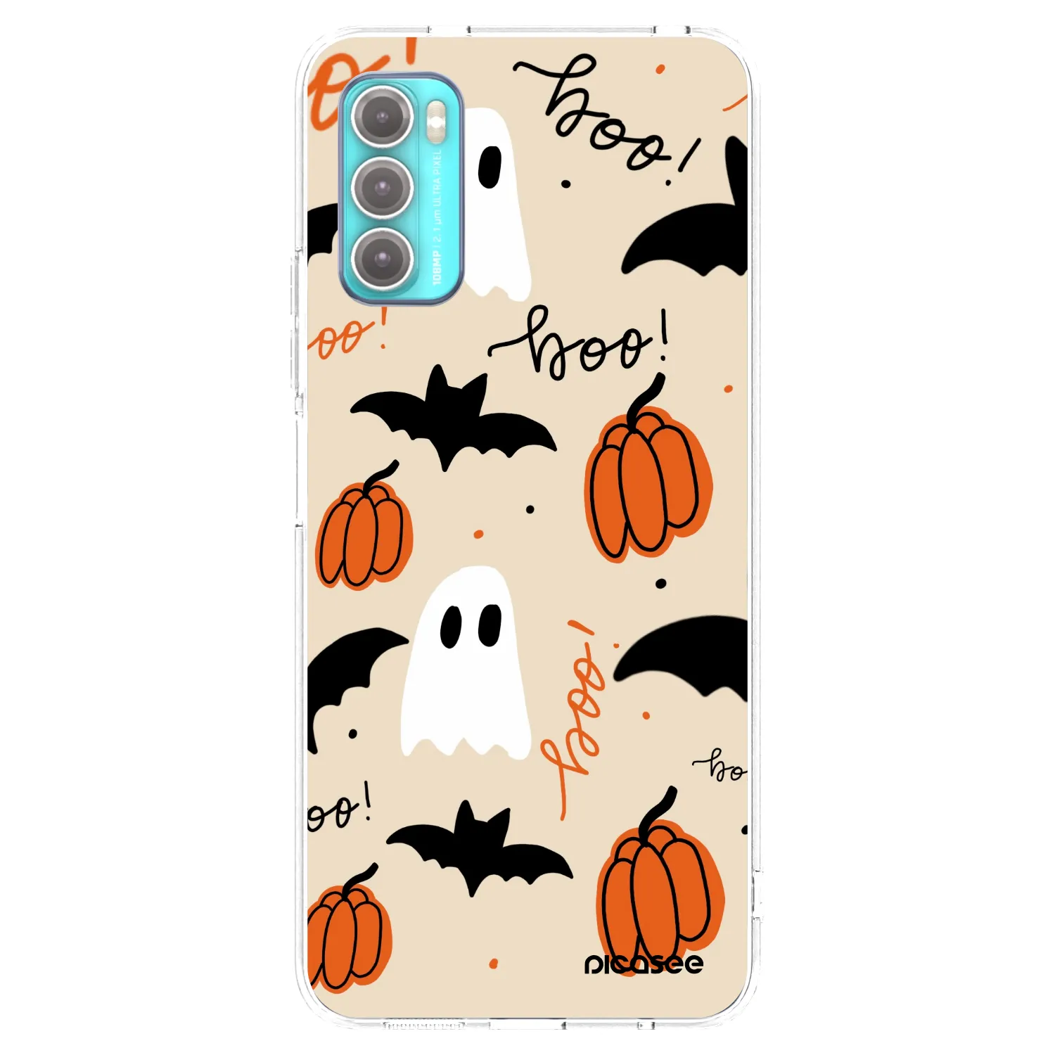 Picasee Motorola Moto G60 Hülle - Transparentes Silikon - Halloween 26