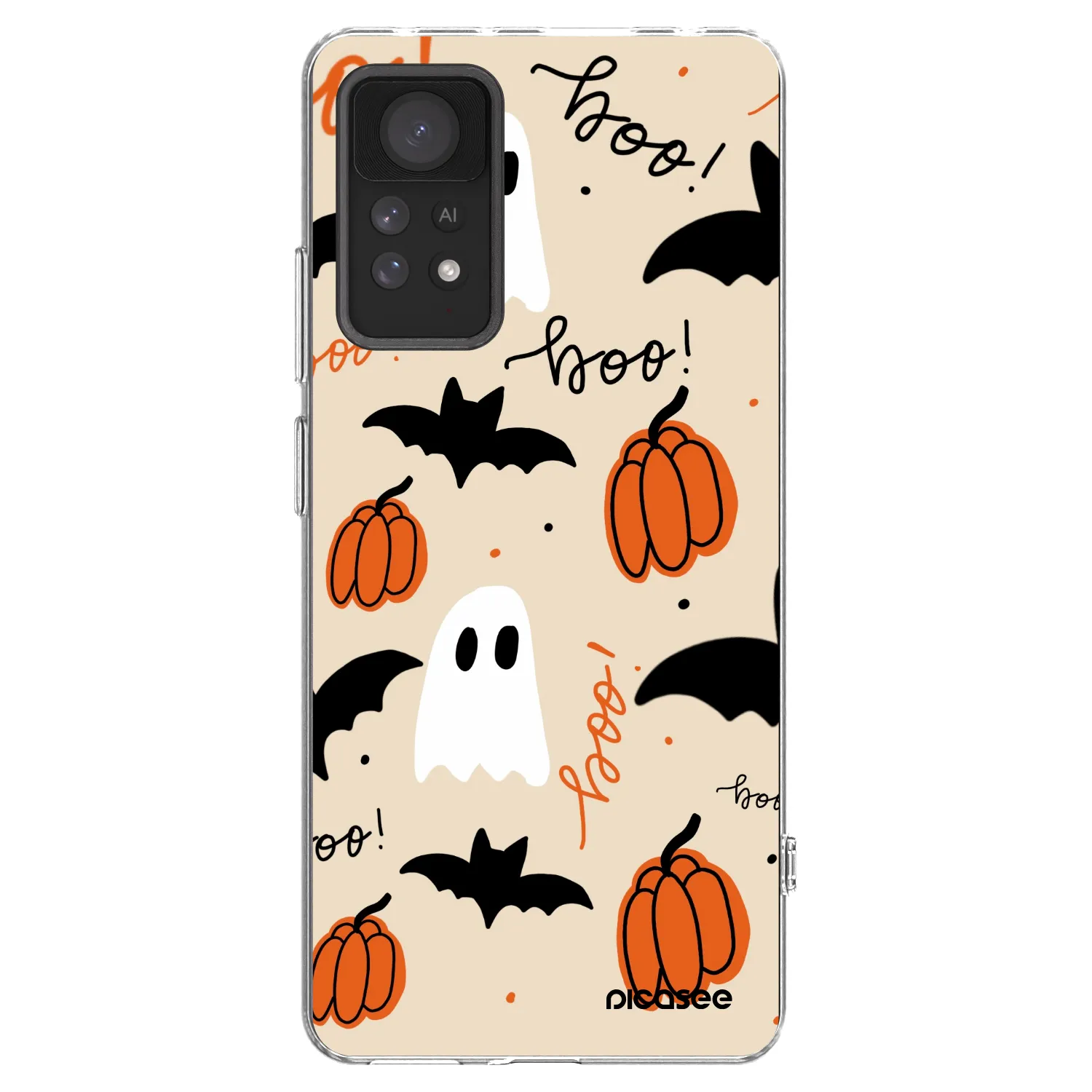 Picasee Xiaomi Redmi Note 11 Pro Hülle - Transparentes Silikon - Halloween 26