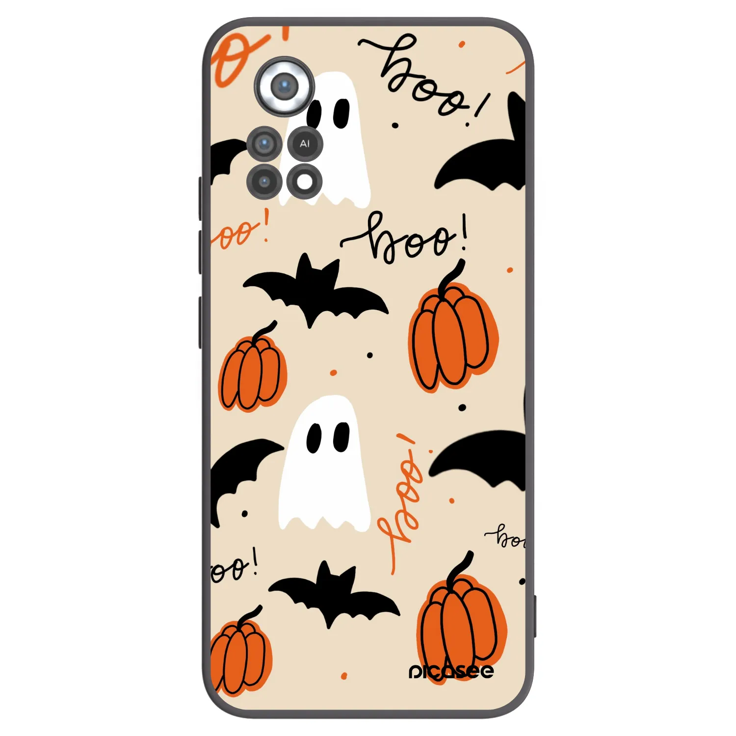 Picasee Xiaomi Poco X4 Pro 5G Hülle - Schwarzes Silikon - Halloween 26