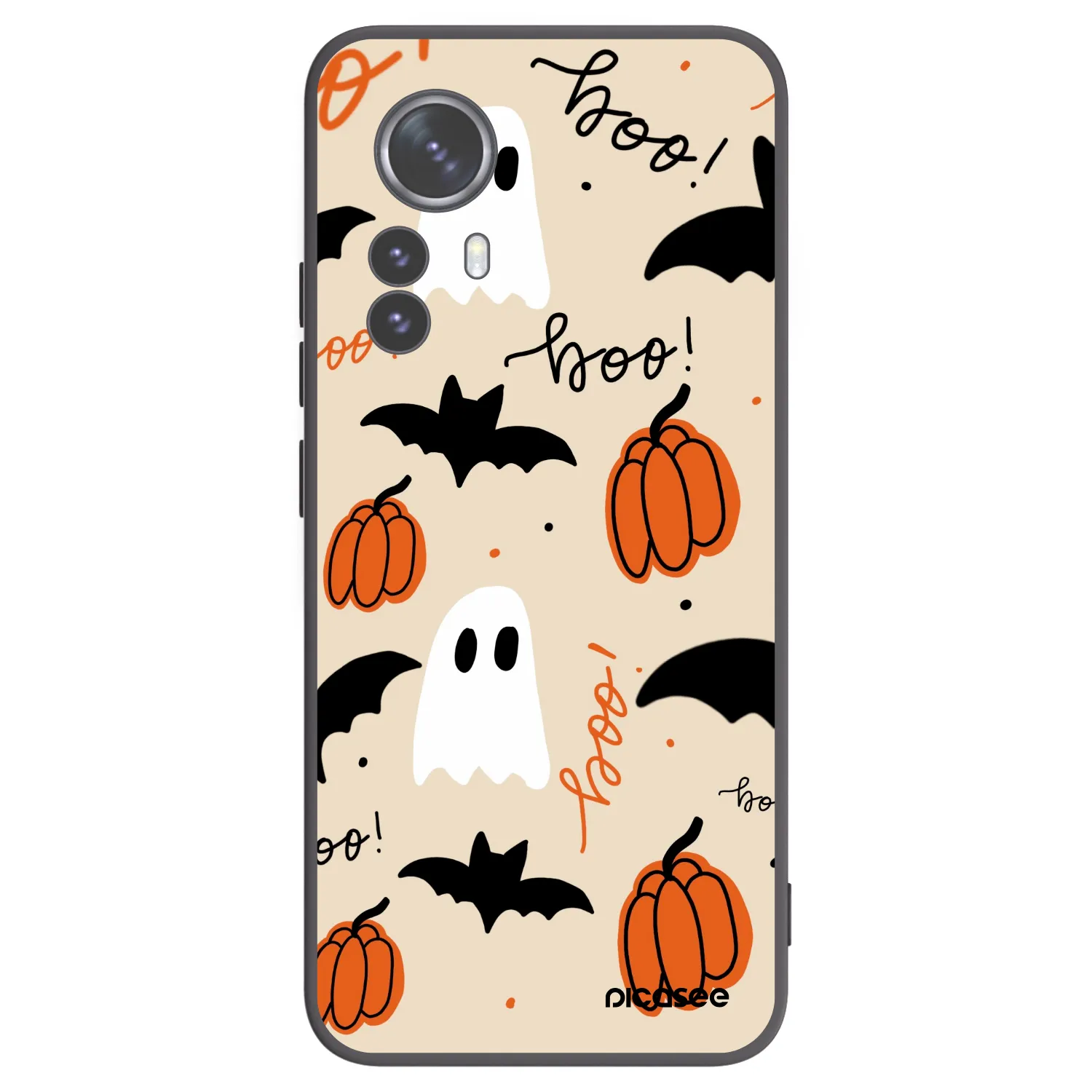 Picasee Xiaomi 12 Pro Hülle - Schwarzes Silikon - Halloween 26