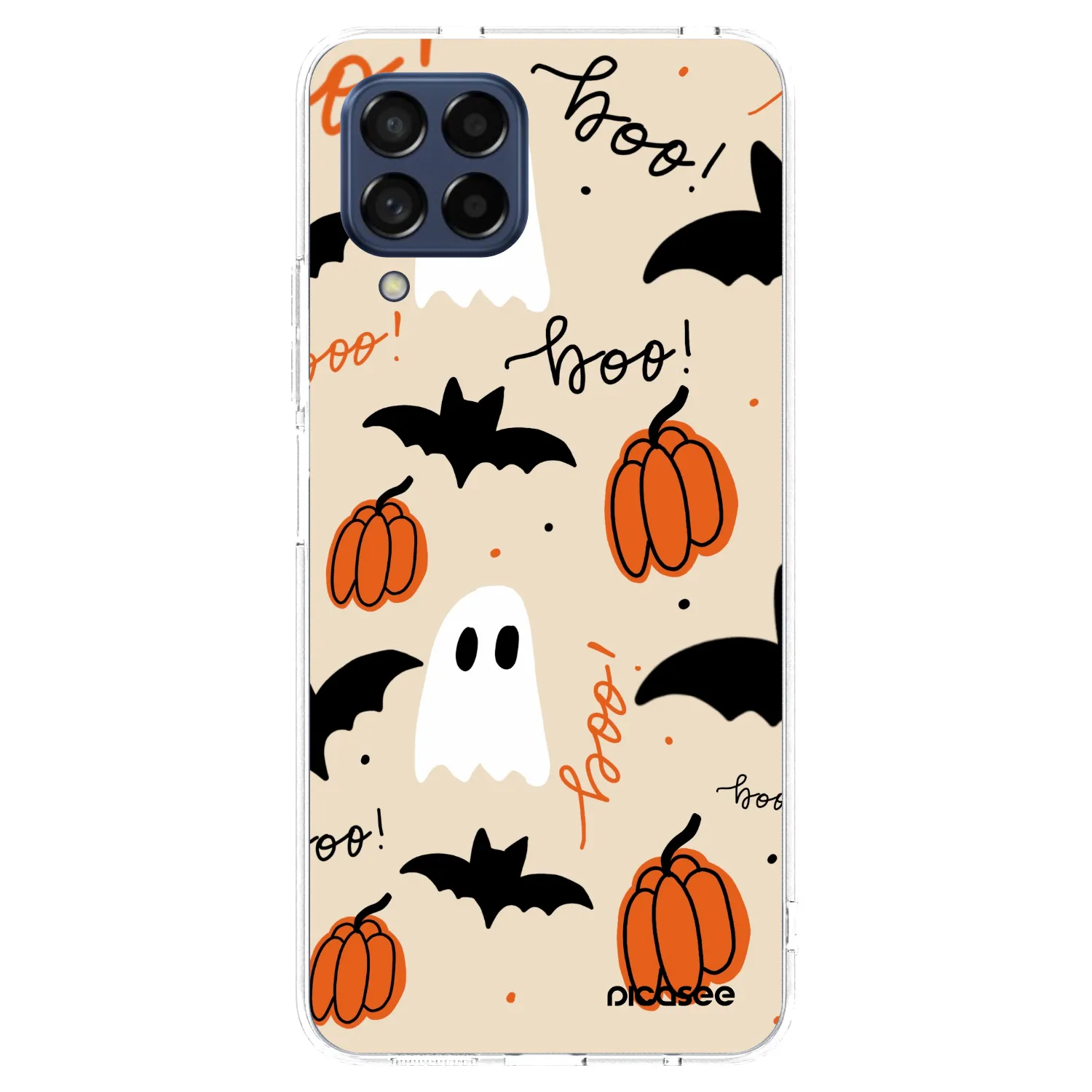 Picasee Samsung Galaxy M53 5G Hülle - Transparentes Silikon - Halloween 26