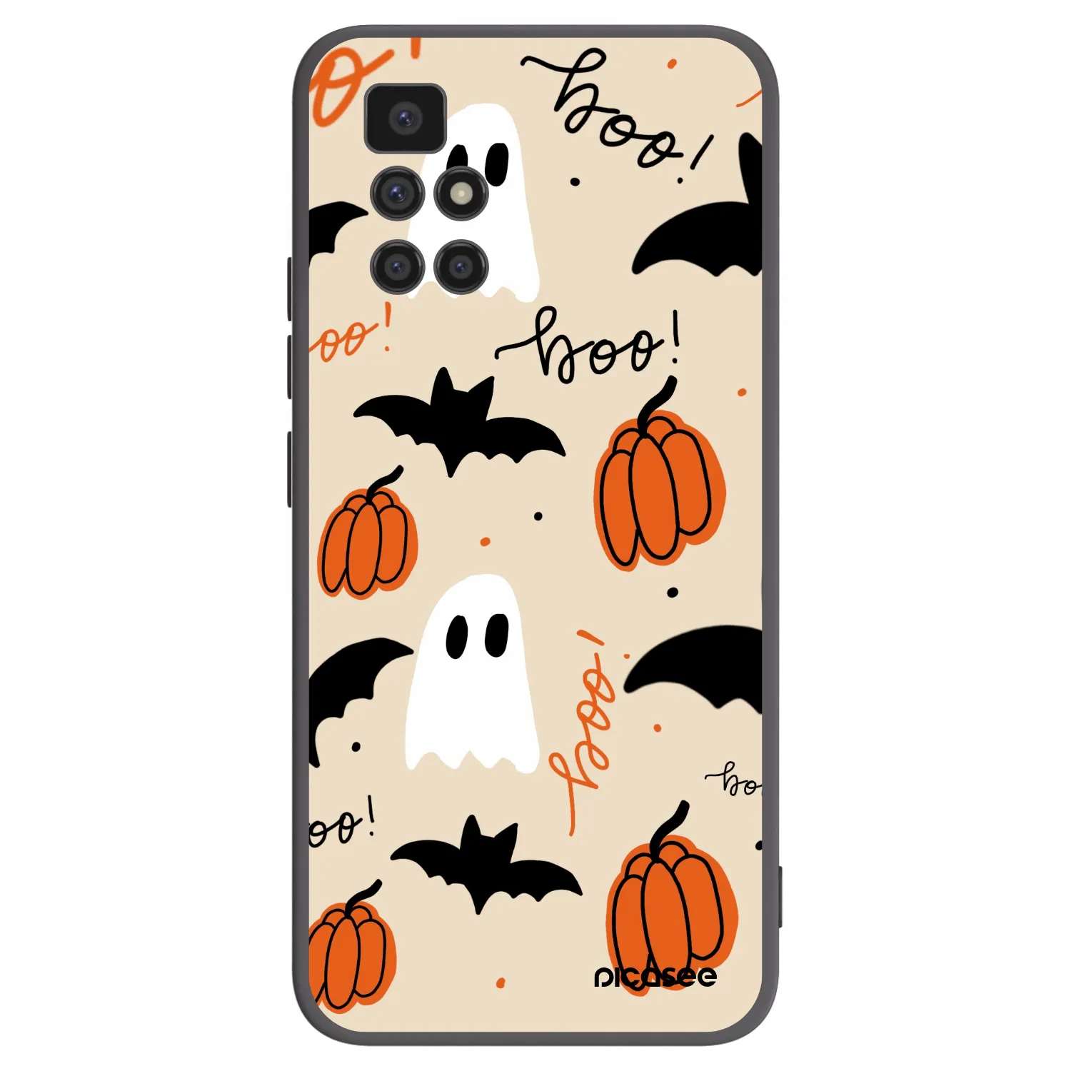 Picasee Xiaomi Redmi 10 (2022) Hülle - Schwarzes Silikon - Halloween 26