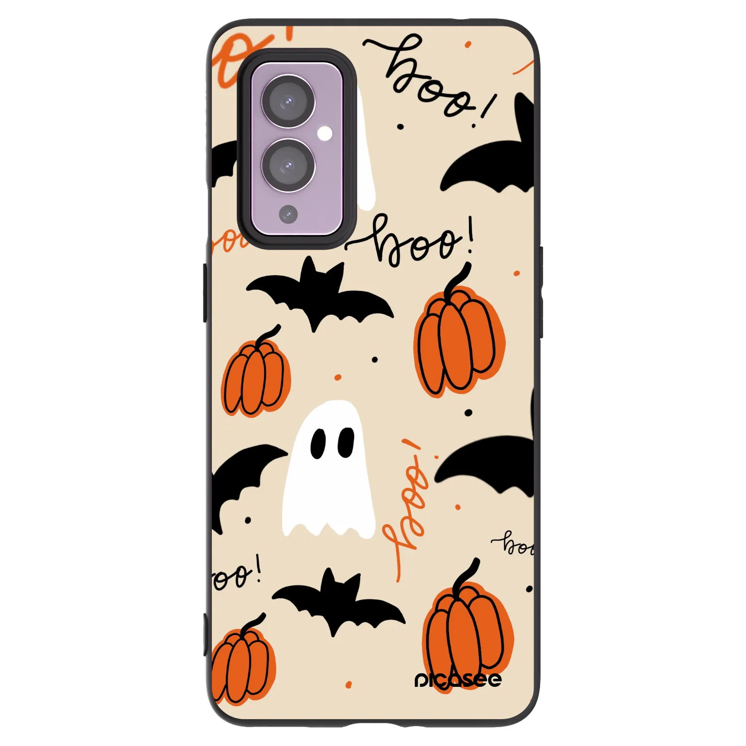 Picasee OnePlus 9 Hülle - Schwarzes Silikon - Halloween 26