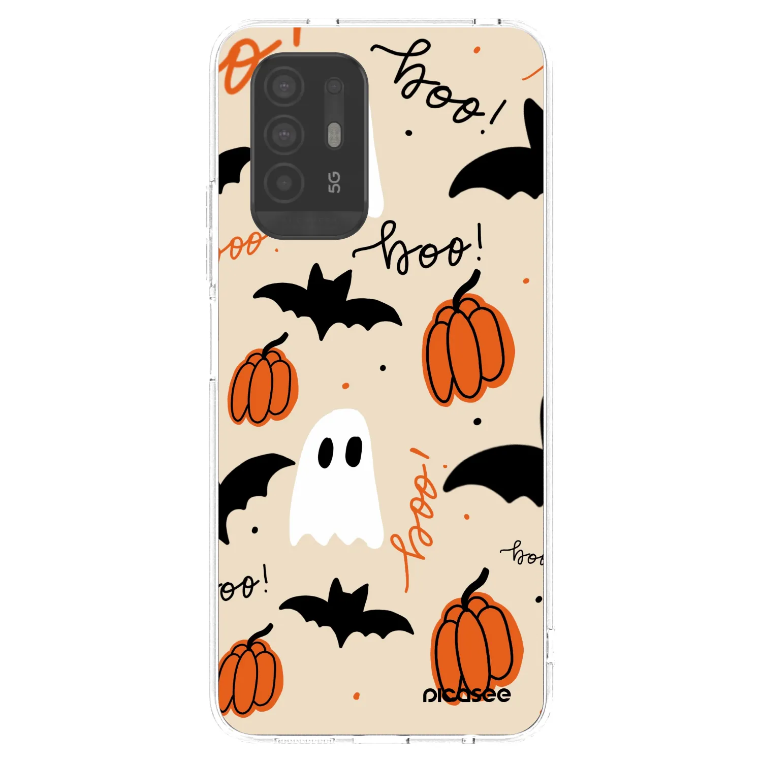 Picasee OPPO A94 5G Hülle - Transparentes Silikon - Halloween 26