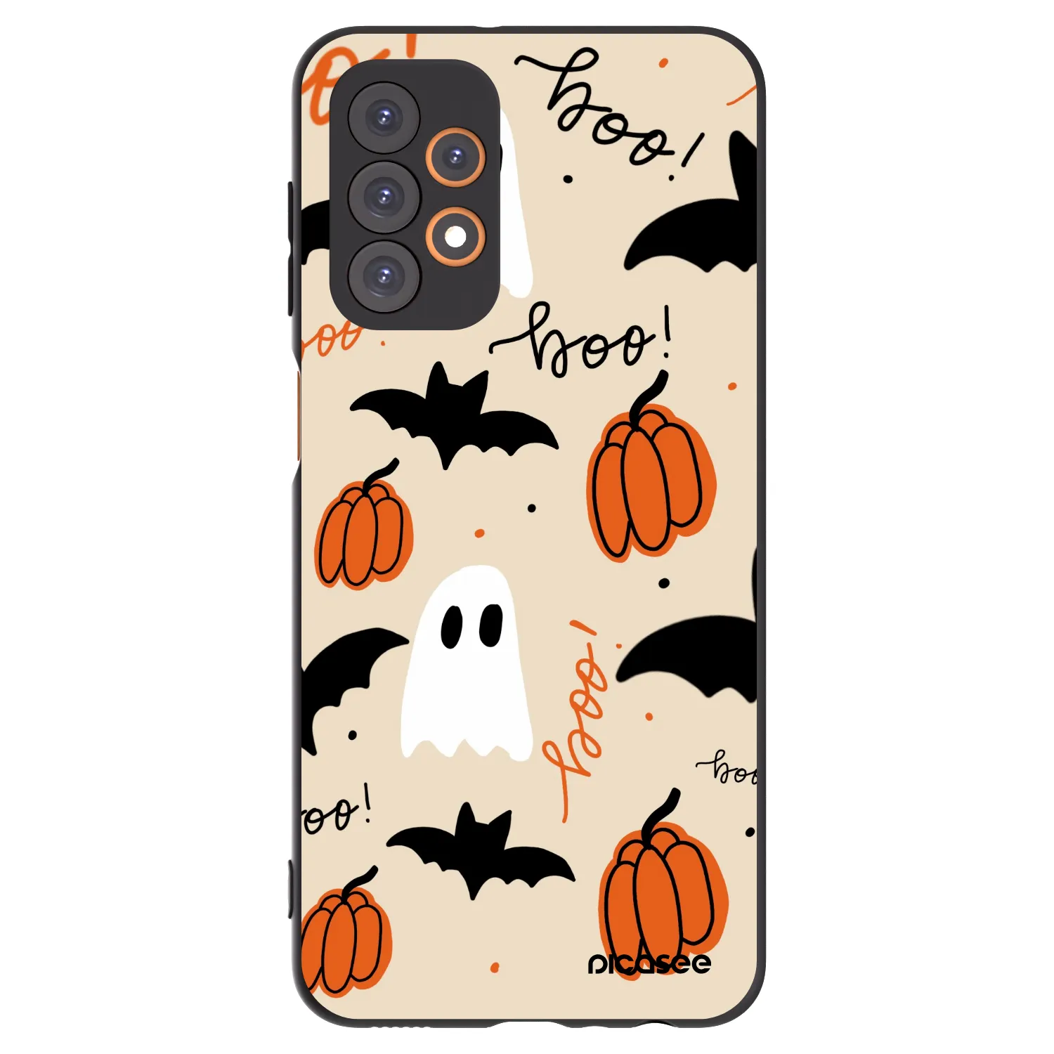 Picasee Samsung Galaxy A23 A235F 4G Hülle - Schwarzes Silikon - Halloween 26