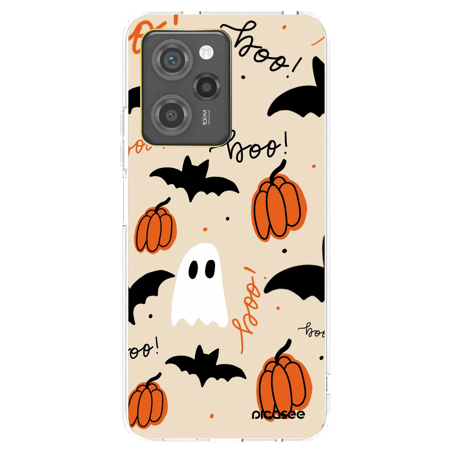 Picasee Xiaomi Poco X5 Pro Hülle - Schwarzes Silikon - Halloween 26