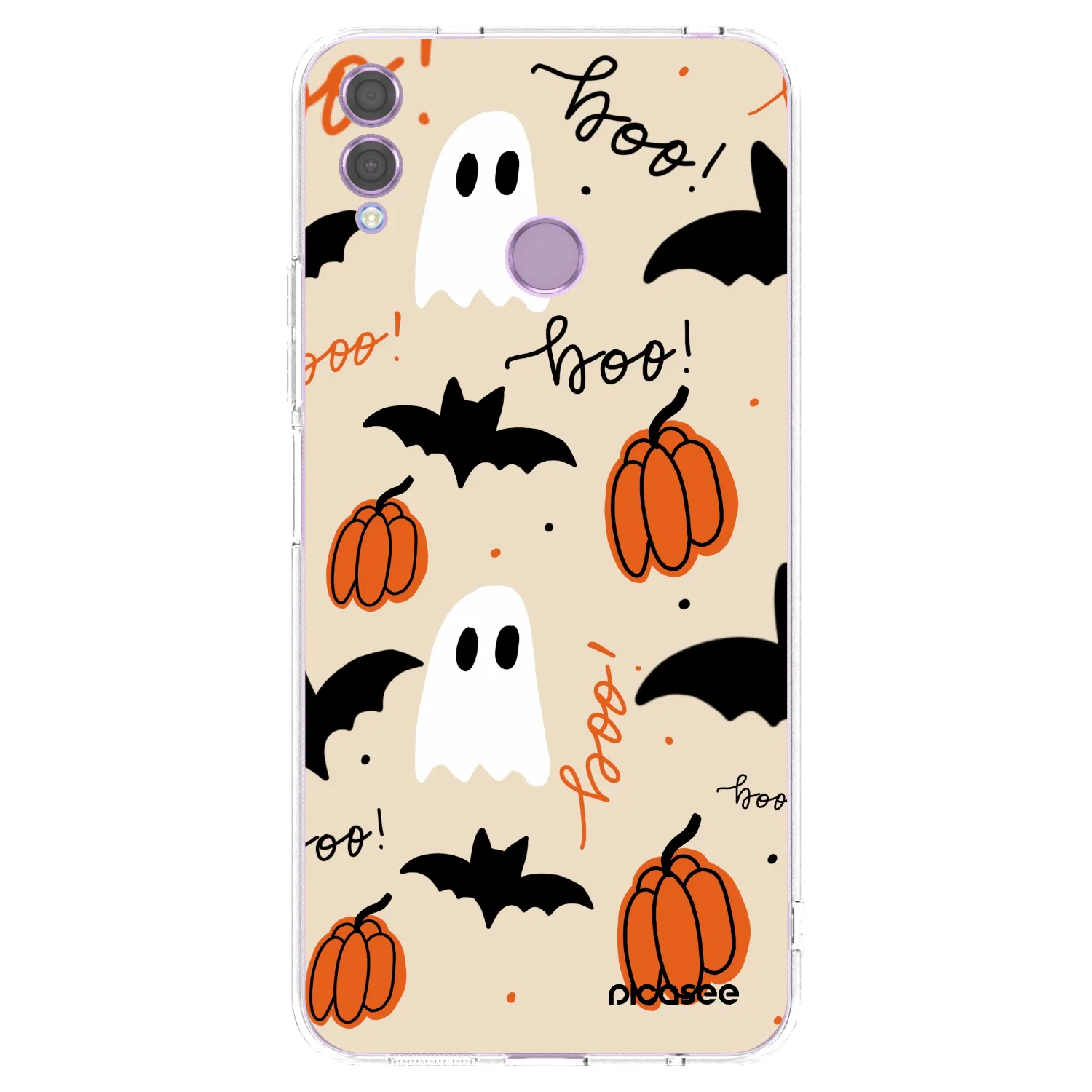 Picasee Honor 8X Hülle - Transparentes Silikon - Halloween 26