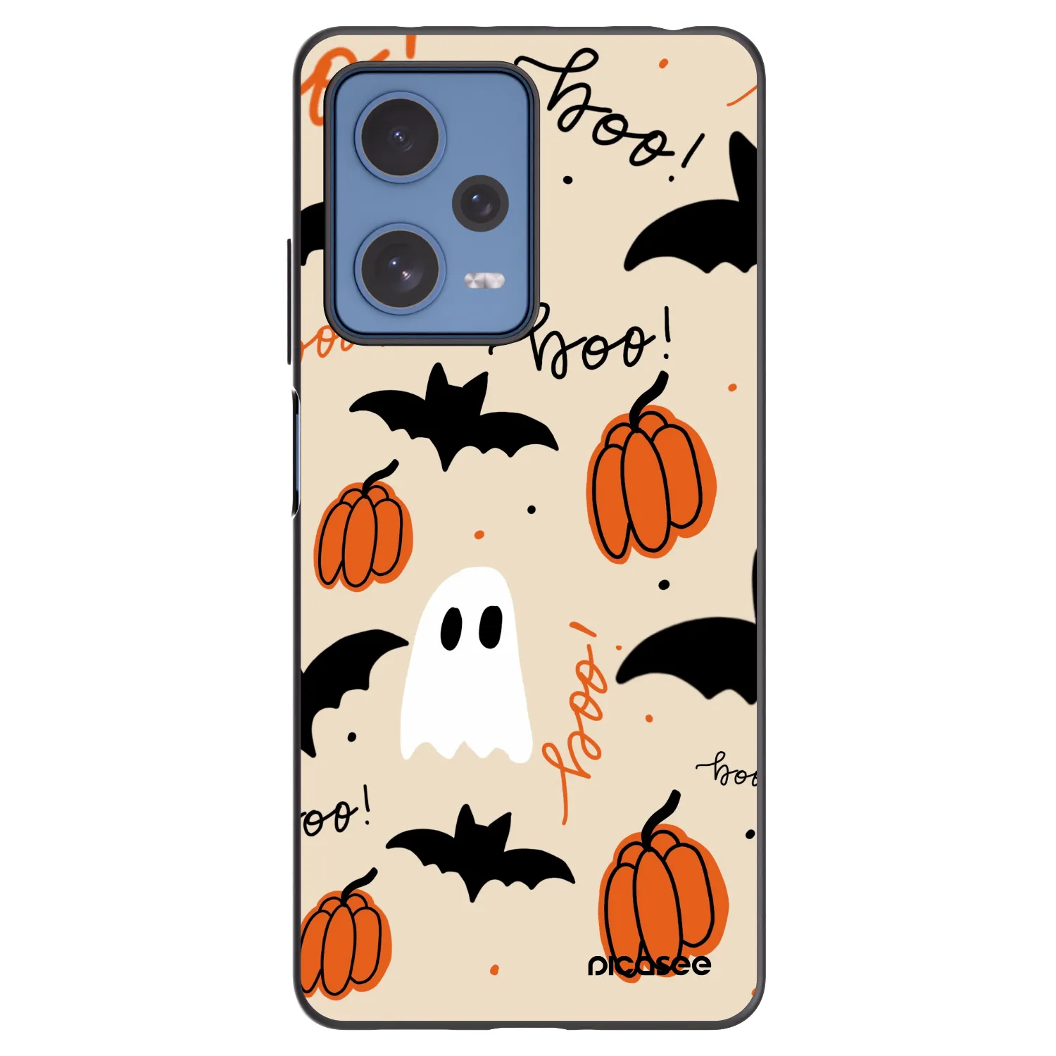 Picasee Xiaomi Redmi Note 12 Pro 5G Hülle - Schwarzes Silikon - Halloween 26