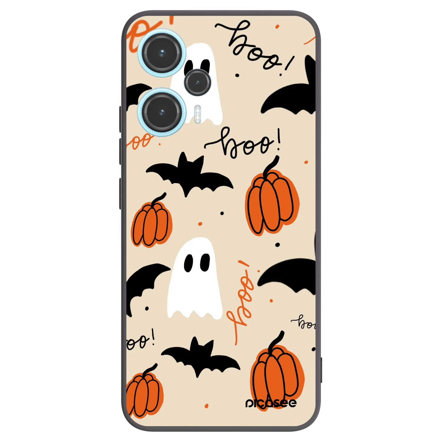 Picasee Xiaomi Poco F5 Hülle - Schwarzes Silikon - Halloween 26